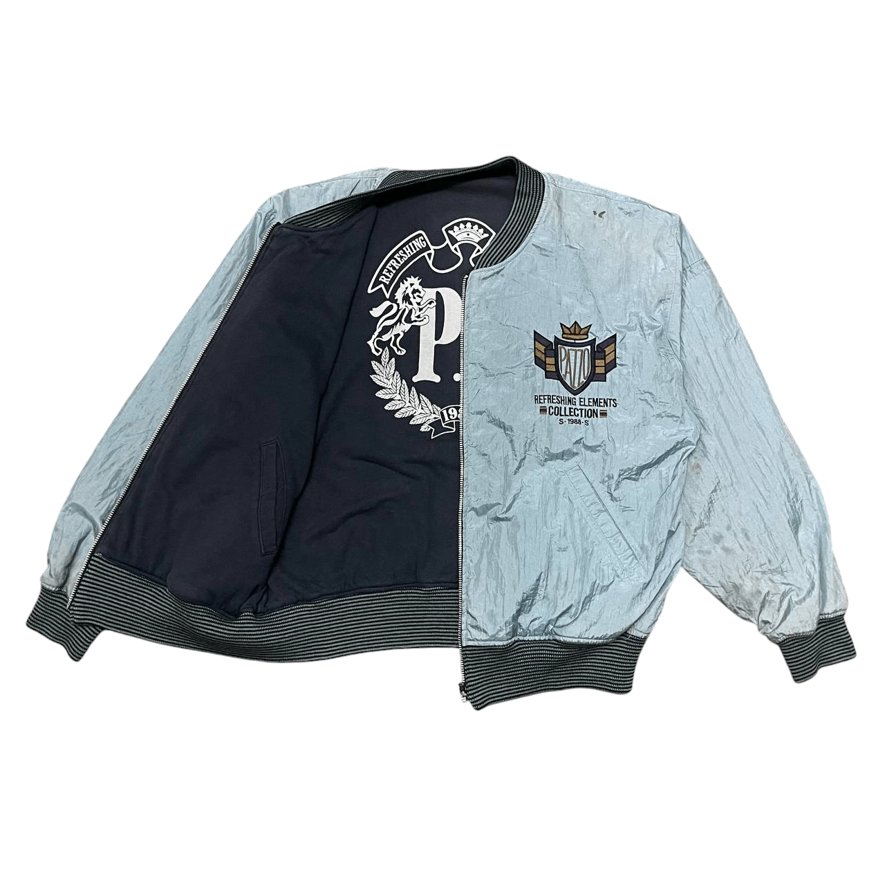 Pazzo Vintage Passo Club by Pazzo Bomber Jacket Reversible Size US M / EU 48-50 / 2 - 2 Thumbnail