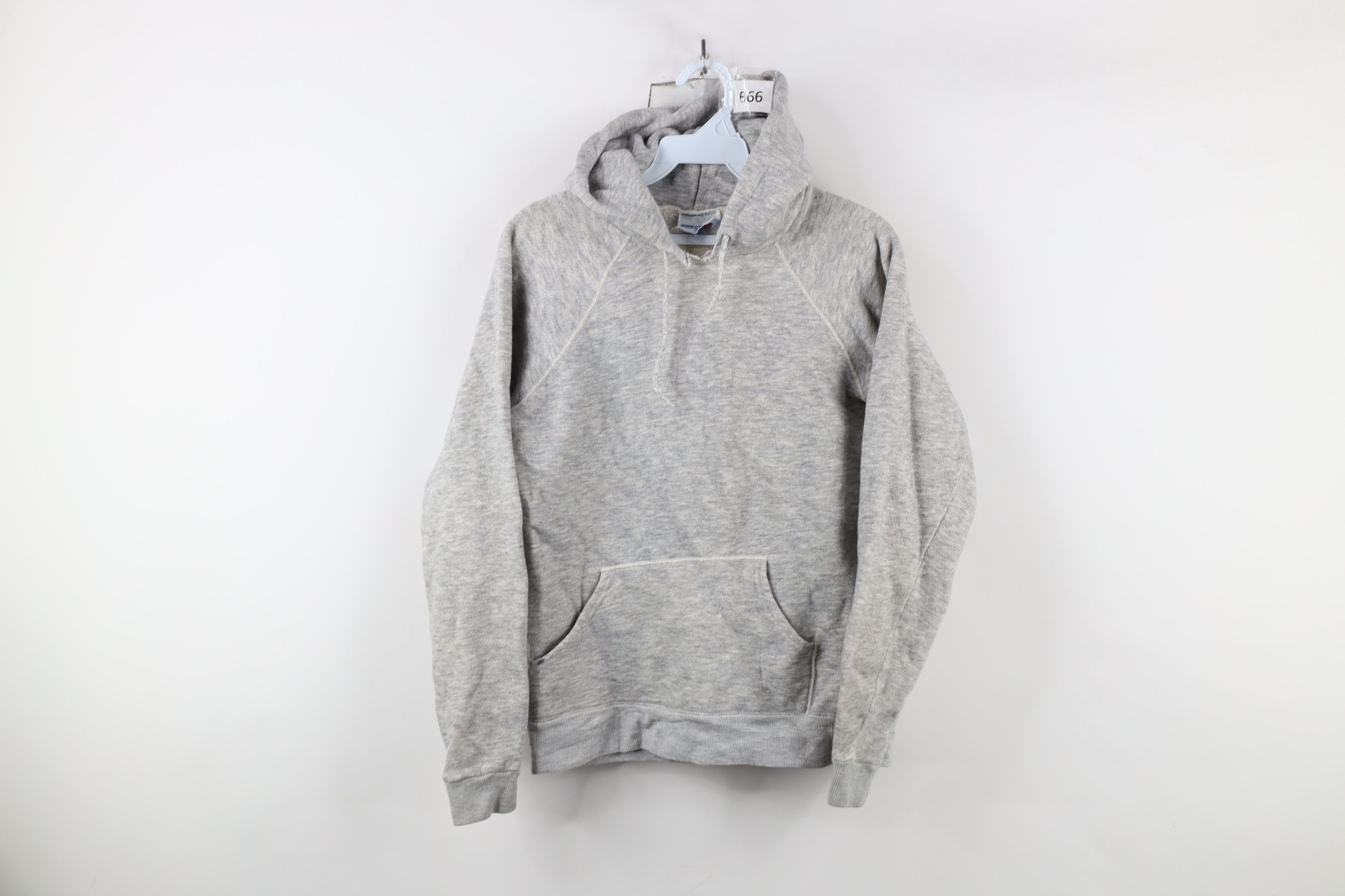 Vintage Vintage 70s 80s Streetwear Hoodie Sweatshirt Heather USA Size US S / EU 44-46 / 1 - 1 Thumbnail