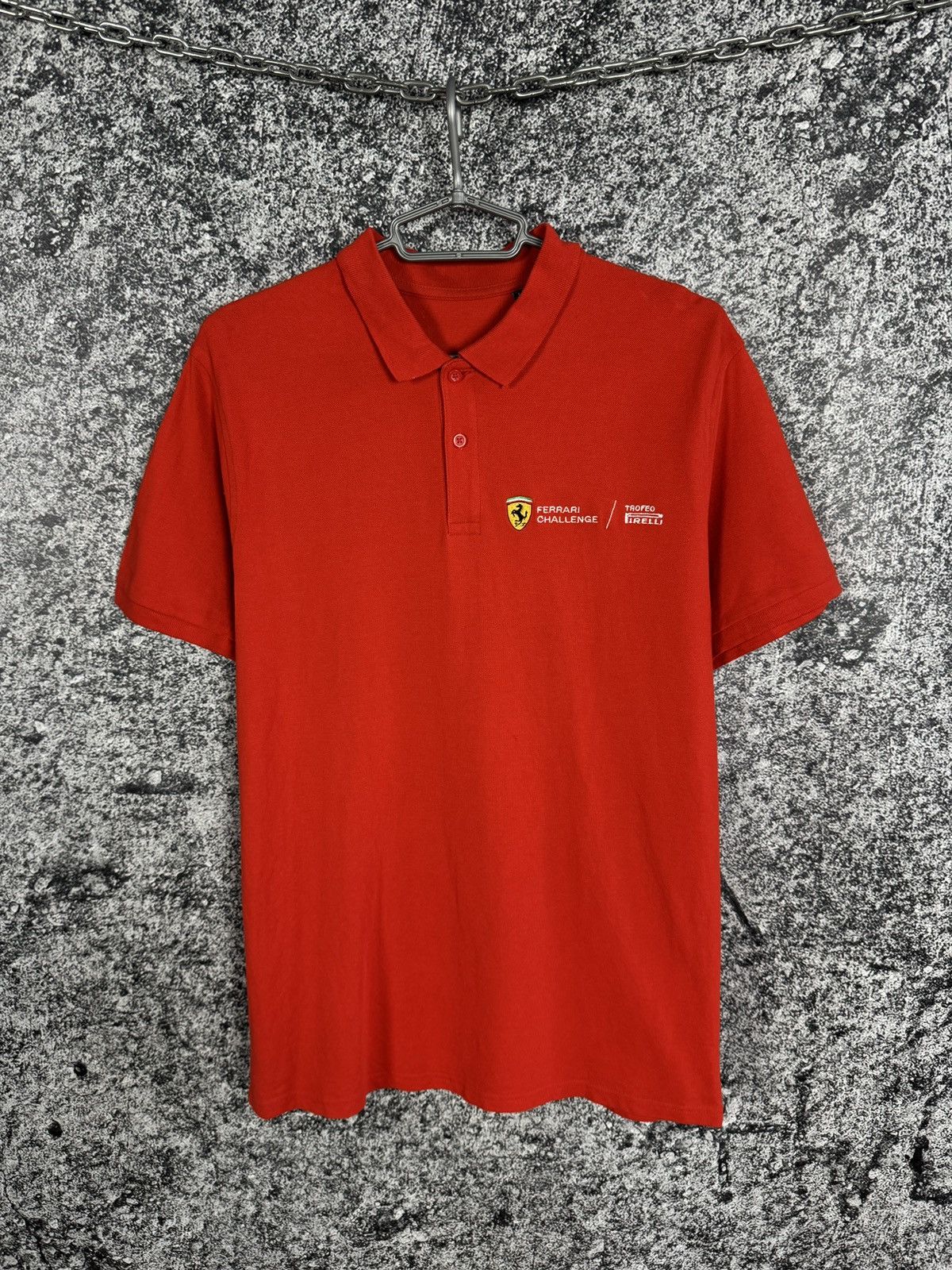 Ferrari Men’s Ferrari Challenge Racing Polo Shirt Firelli F1 Size L Size US L / EU 52-54 / 3 - 1 Thumbnail