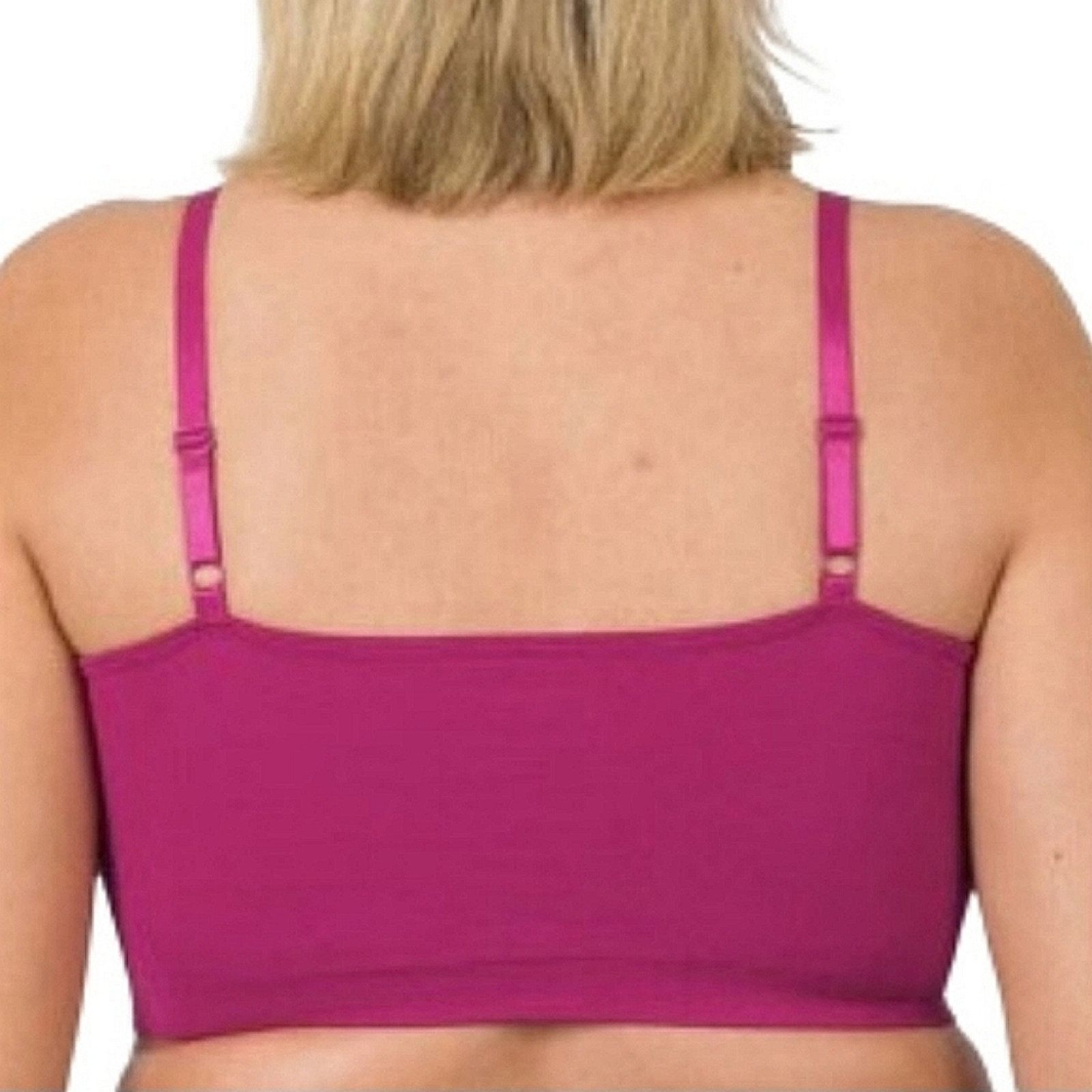 Other CURVYSENSE ☆ MAGENTA ☆ STRAPPY CAGE BRALETTE ☆ 2x/3x ☆ NWT Size ONE SIZE - 3 Thumbnail