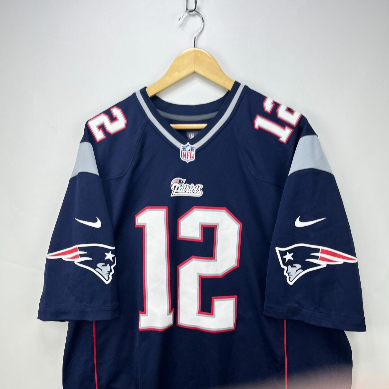 Nike Vintage Nike Tom Brady New England Patriots Jersey XL Size ONE SIZE - 2 Thumbnail