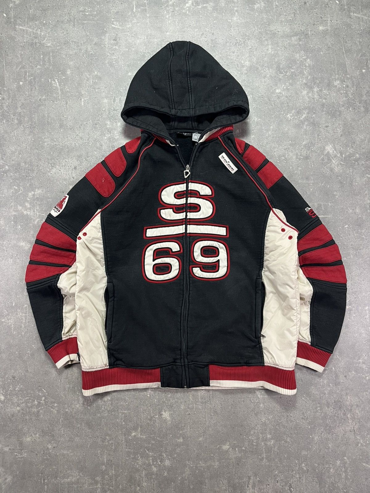 Sean John Sean John Ski Line Heavy Big Logo Zip Hoodie Jacket XL Size US XL / EU 56 / 4 - 8 Thumbnail