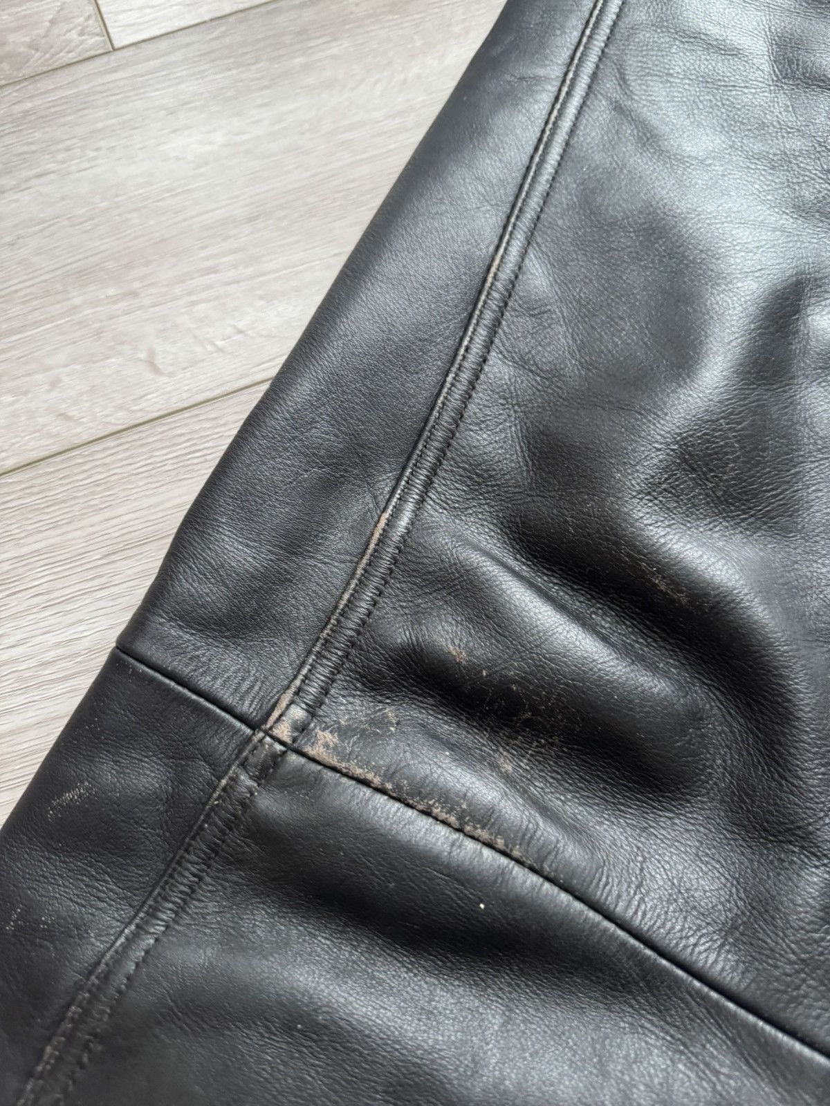 Leather Vintage IXS Leather Pants Black Riding Y2K Archival Size US 34 / EU 50 - 4 Thumbnail