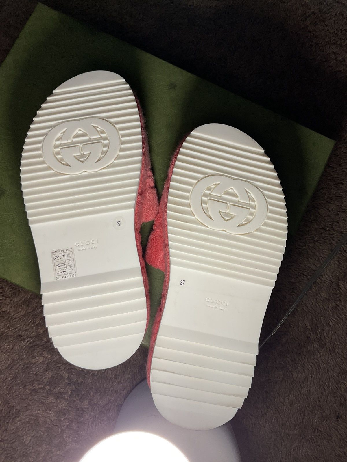 Gucci Gucci Women’s Platform Sandals ‘Wild Rose’ Size US 4.5 / IT 34.5 - 4 Thumbnail