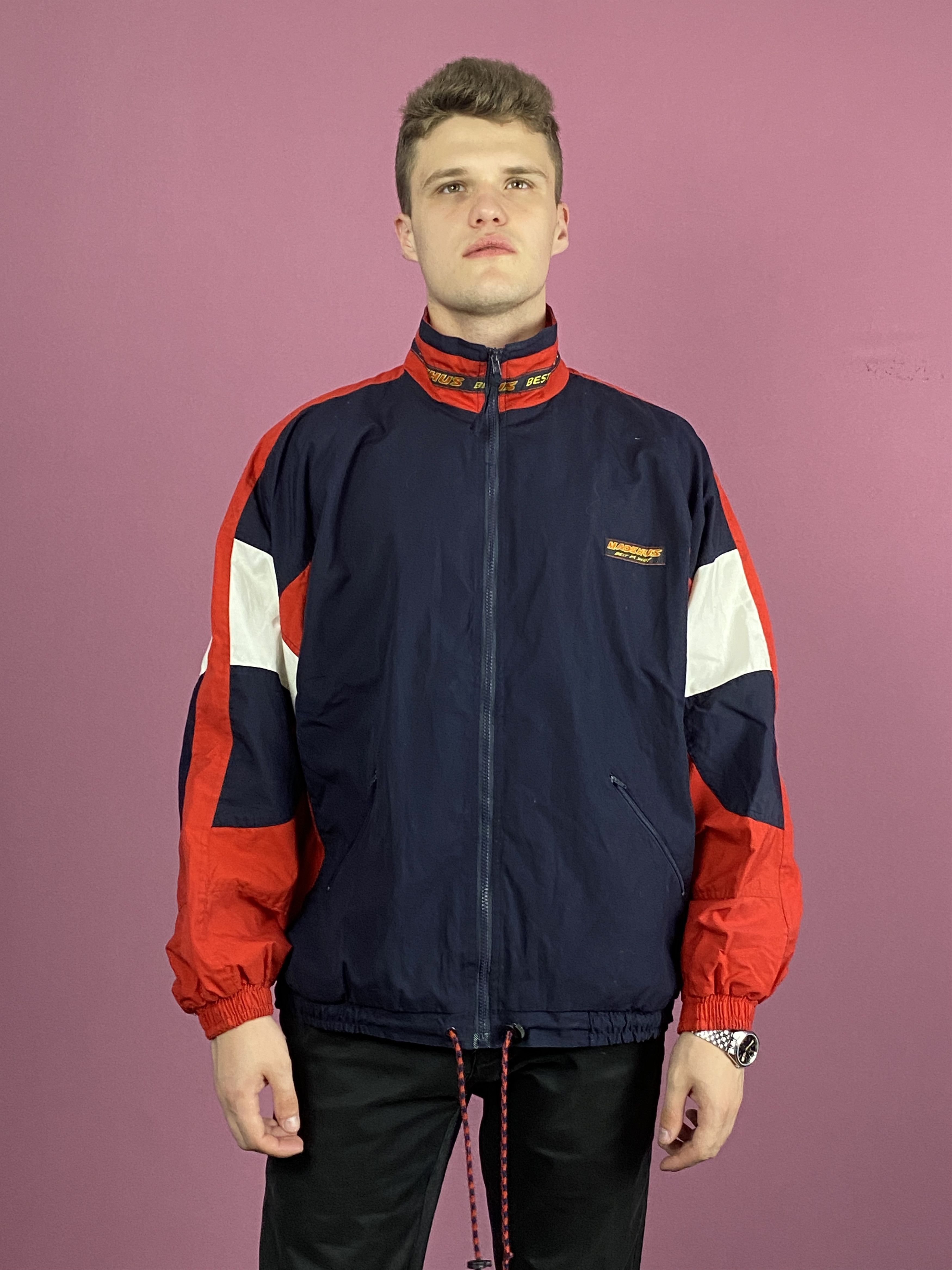 Vintage 90s Madshus Vintage Men's Windbreaker Jacket - L Size US L / EU 52-54 / 3 - 1 Thumbnail