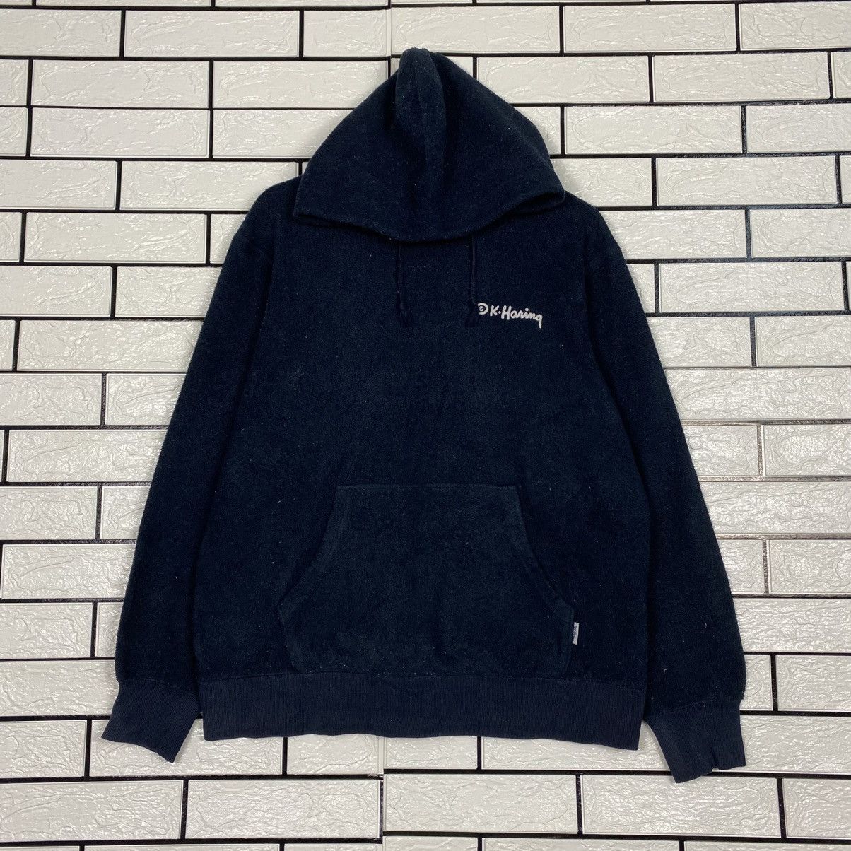 Japanese Brand 📌Pull Over Hoodie Keith Haring Big Logo Size US L / EU 52-54 / 3 - 2 Thumbnail