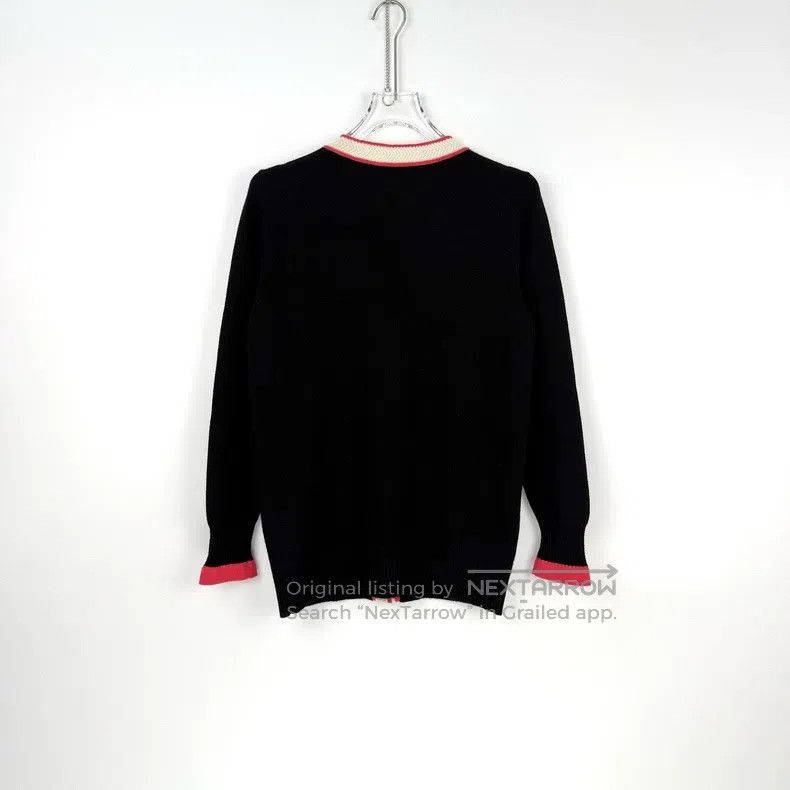 Chanel Chanel Black and pink striped colourful lion button cashme Size XS / US 0-2 / IT 36-38 - 4 Thumbnail