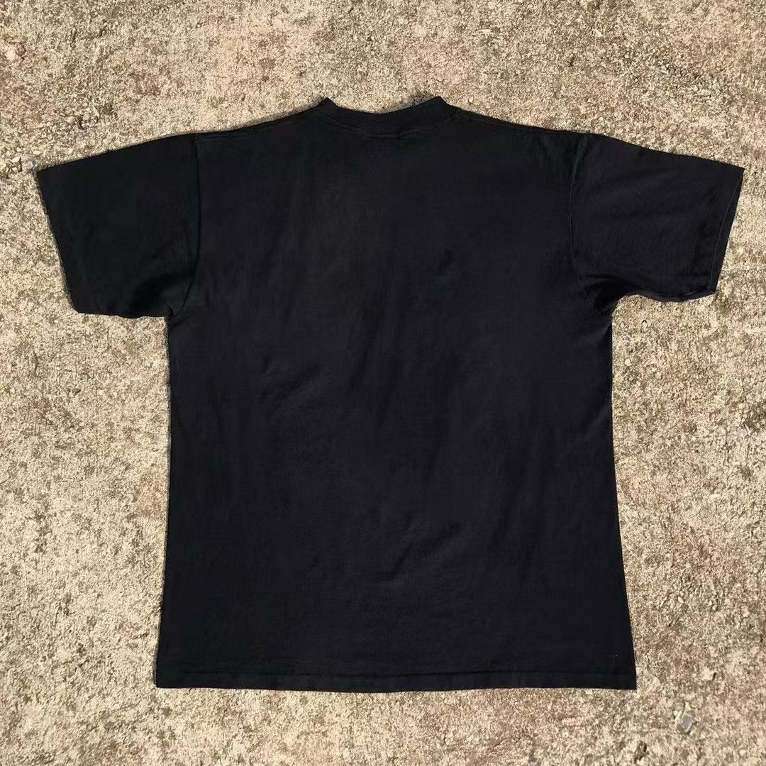 Japanese Brand × Vintage Black casual retro cherry pattern loose t-shirt Size US M / EU 48-50 / 2 - 2 Thumbnail