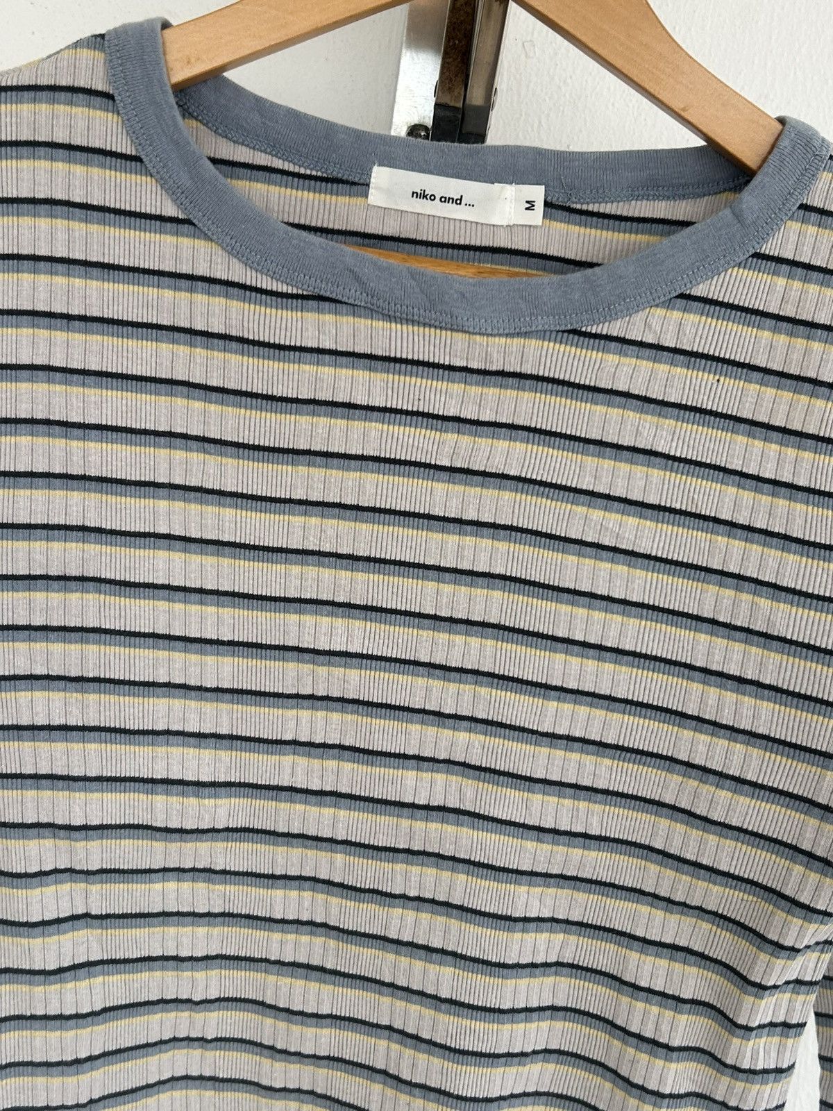 Issey Miyake Niko And .. Stripes Longsleeve Tee Size S / US 4 / IT 40 - 4 Thumbnail