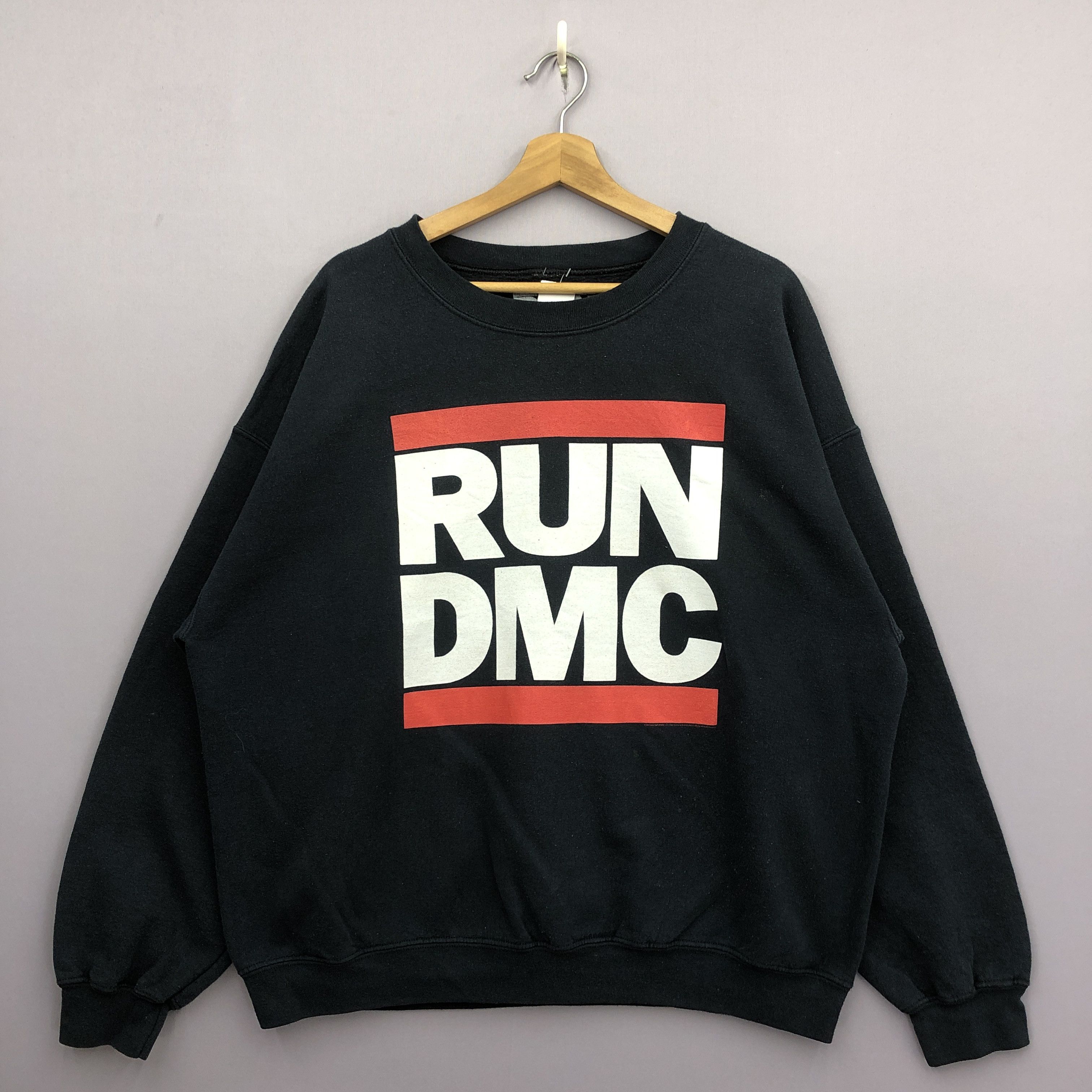 RUN DMC × Rap Tees Run DMC Sweatshirt Rapper Baggy Sweater Jumper Size US XL / EU 56 / 4 - 1 Thumbnail