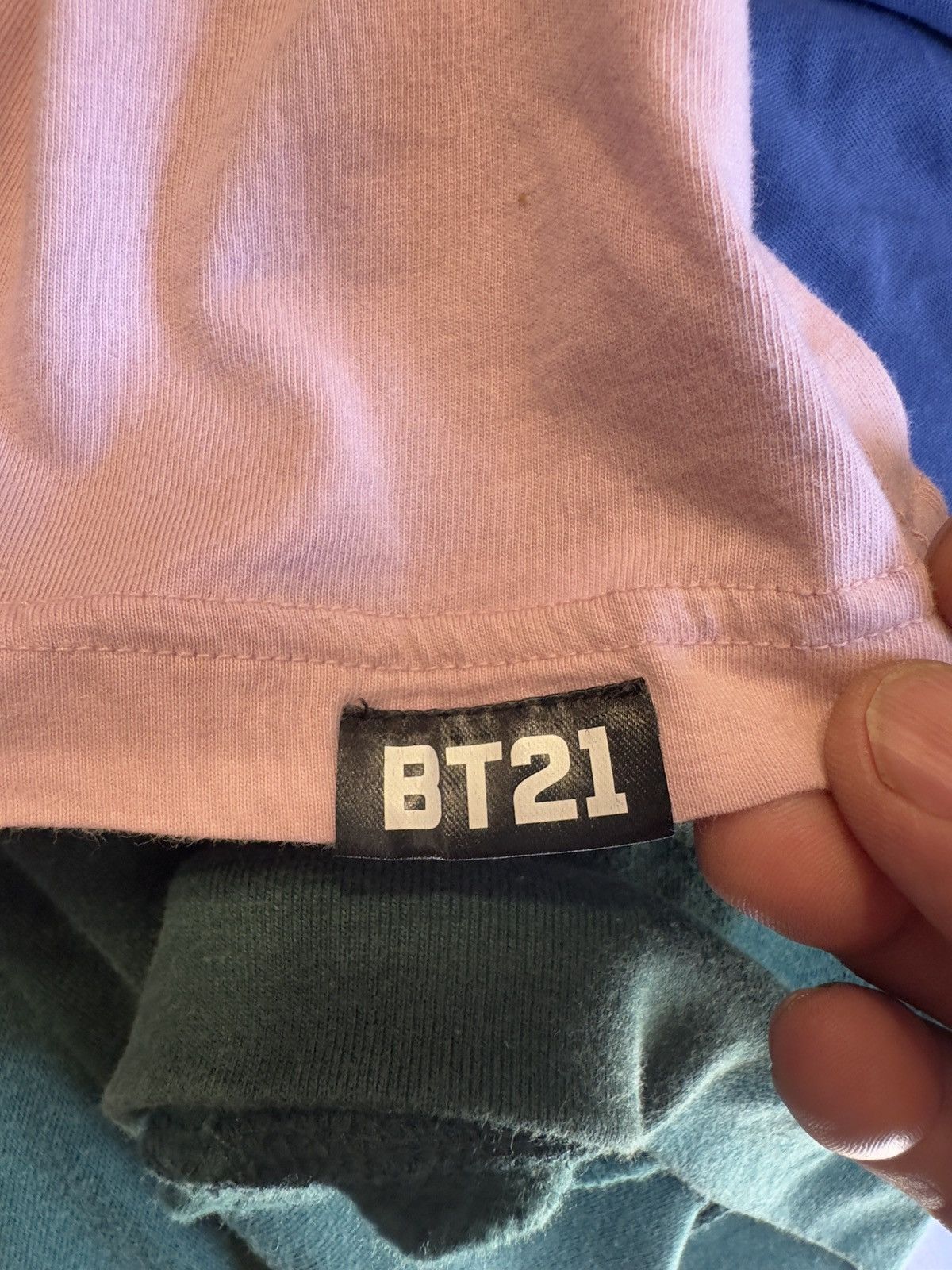 Uniqlo UNIQLO x BT21 Pinkish Tough Bunny Pink T-Shirt Men's XL Size US XL / EU 56 / 4 - 4 Thumbnail