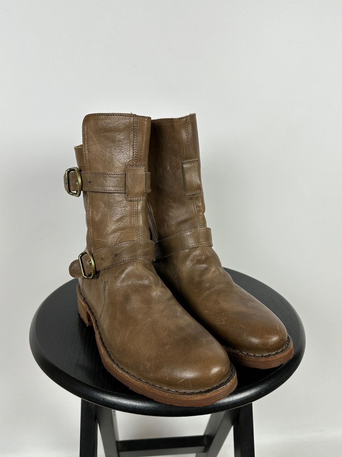 Fiorentini + Baker Fiorentini + Baker Eternity 2 Buckle Moto Ankle Boots Size US 7 / IT 37 - 7 Thumbnail