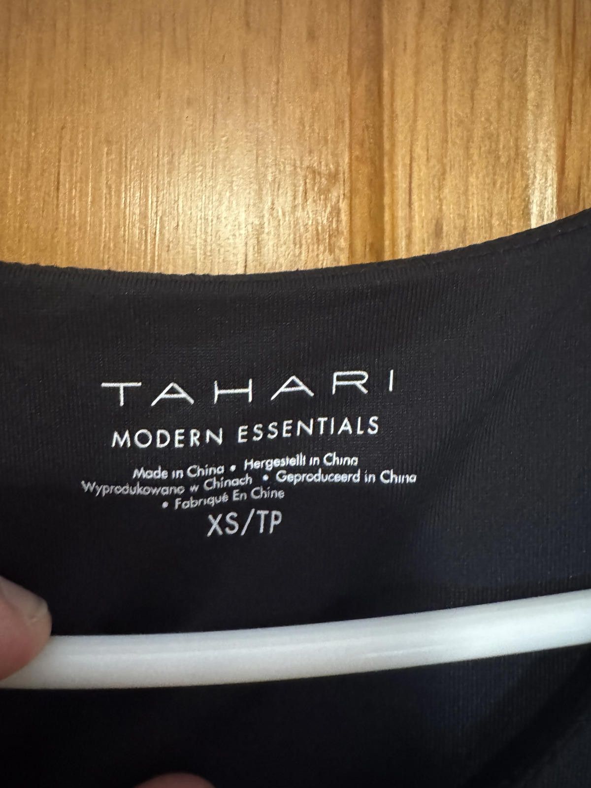 Elie Tahari Tahari Modern Essentials Black Sleeveless Bodysuit XS Size ONE SIZE - 3 Thumbnail