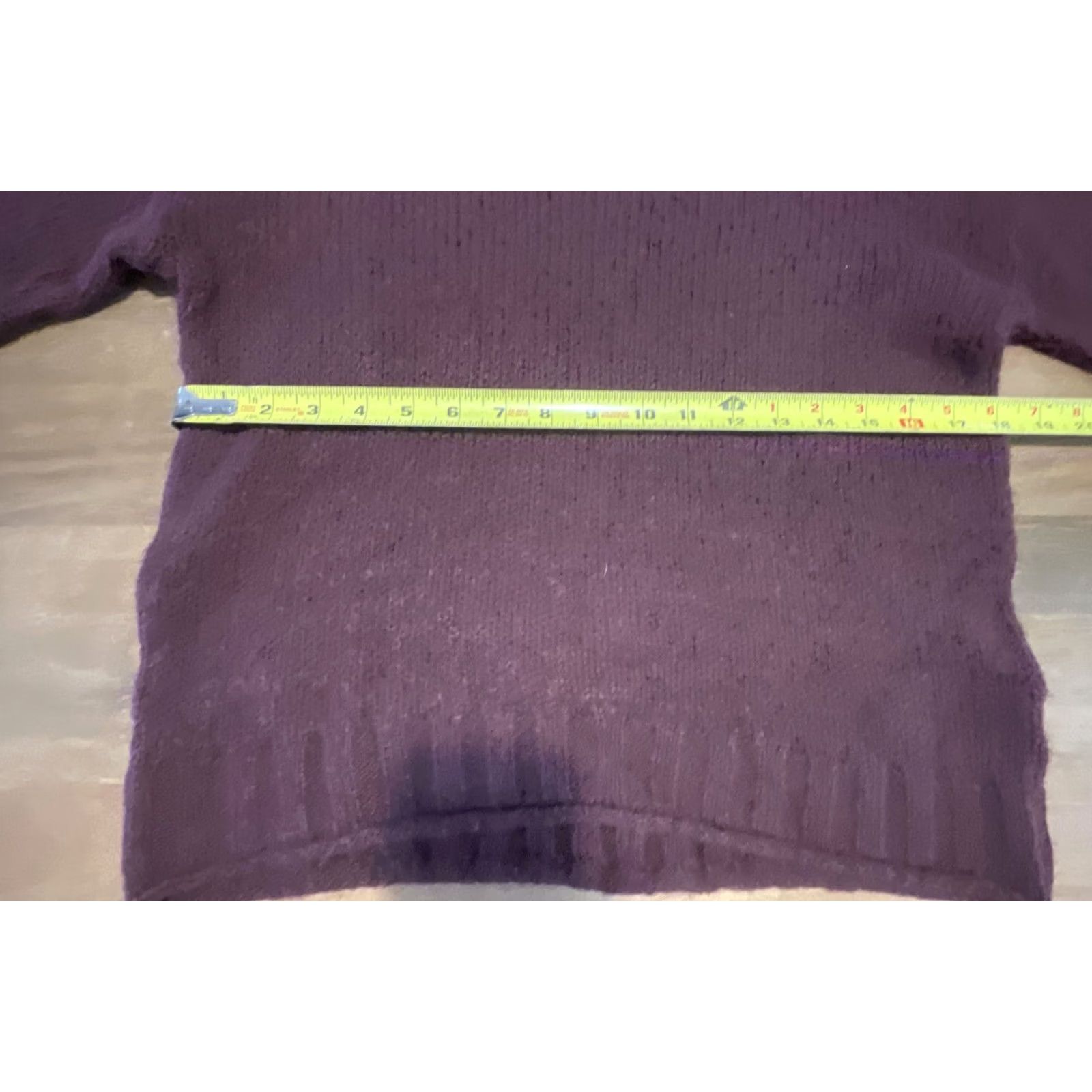 Vintage BP Sweater Shirt Women Oversized Chunky Knit Red Long Sleeve XXS Pullover Crew Neck Casual Fall Winter Women’s Knit Angled Stitch Design NWT Size XXS / US 00 / IT 34 - 5 Thumbnail