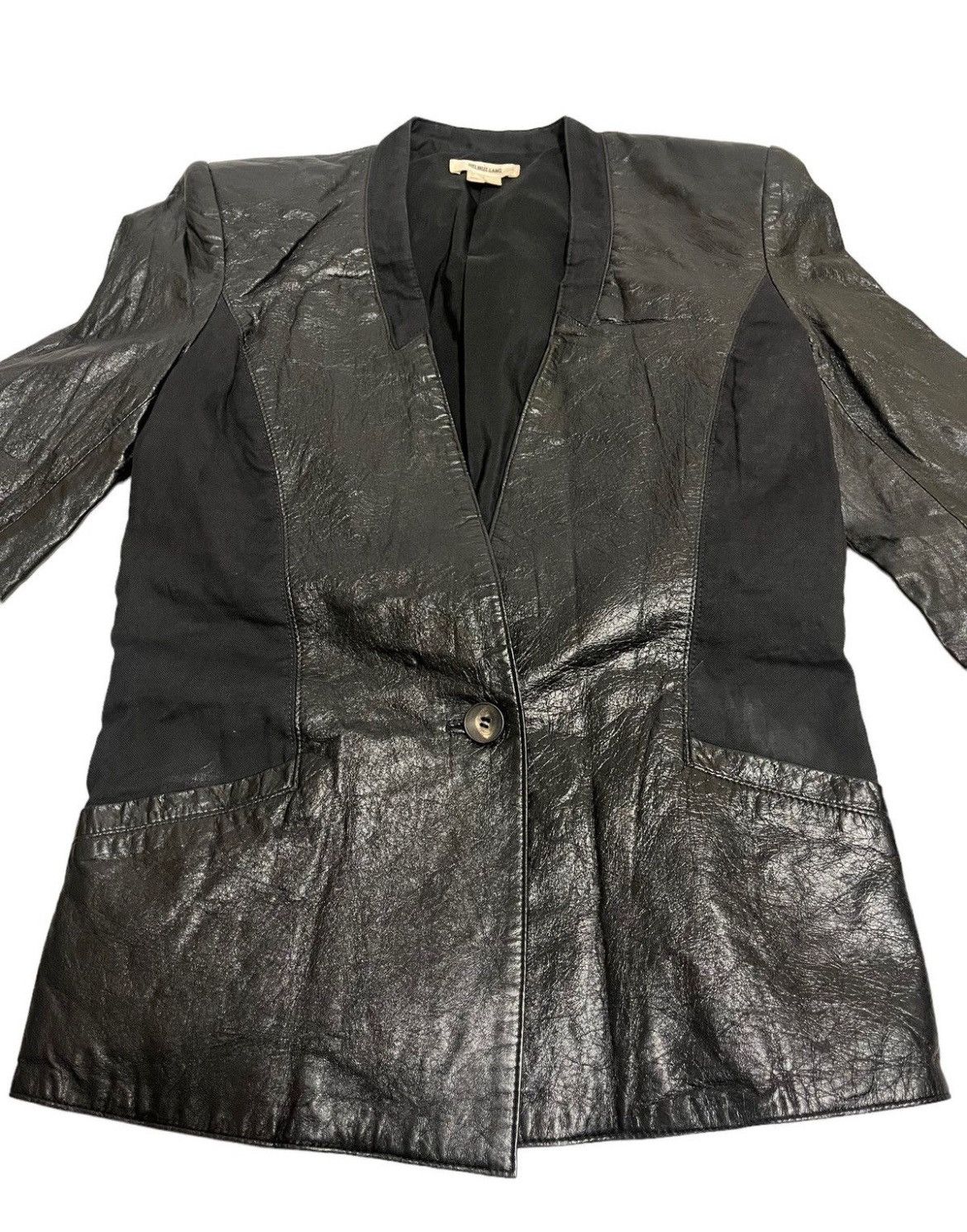 Helmut Lang Helmut Lang Leather Jacket Size US S / EU 44-46 / 1 - 13 Thumbnail