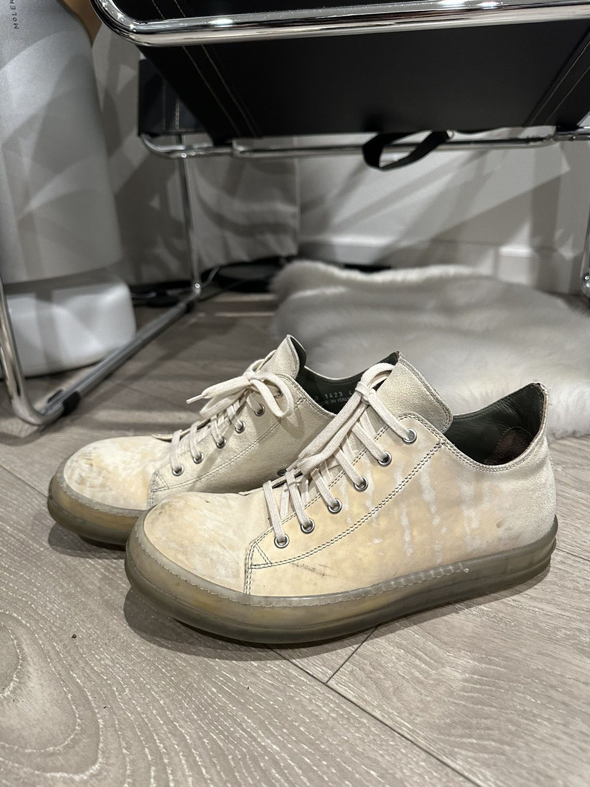 Rick Owens SS19 Babel Culatta Horse Leather Ramones 42 | Grailed