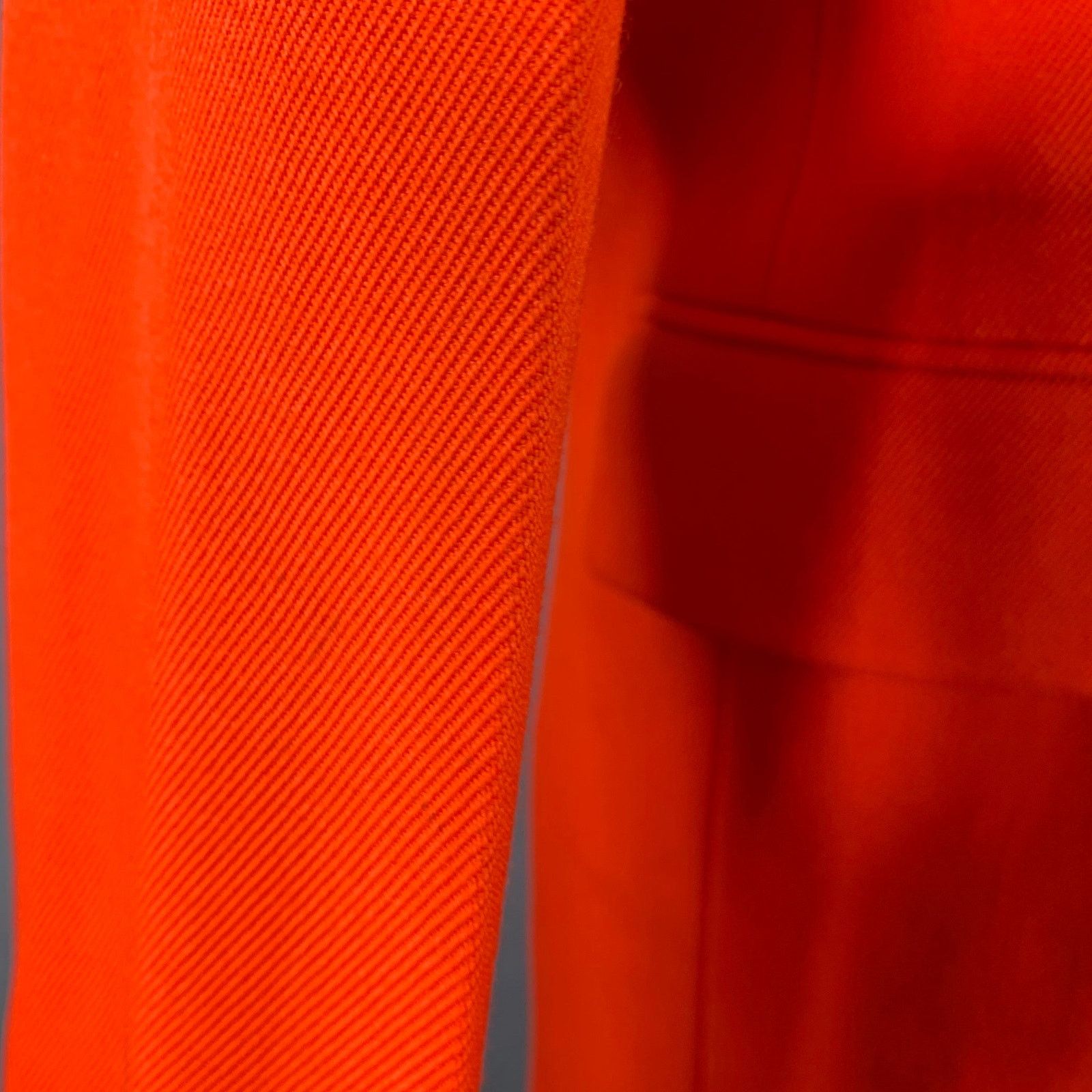 AMI Size 38 Orange Textured Twill Coat Size US M / EU 48-50 / 2 - 6 Thumbnail