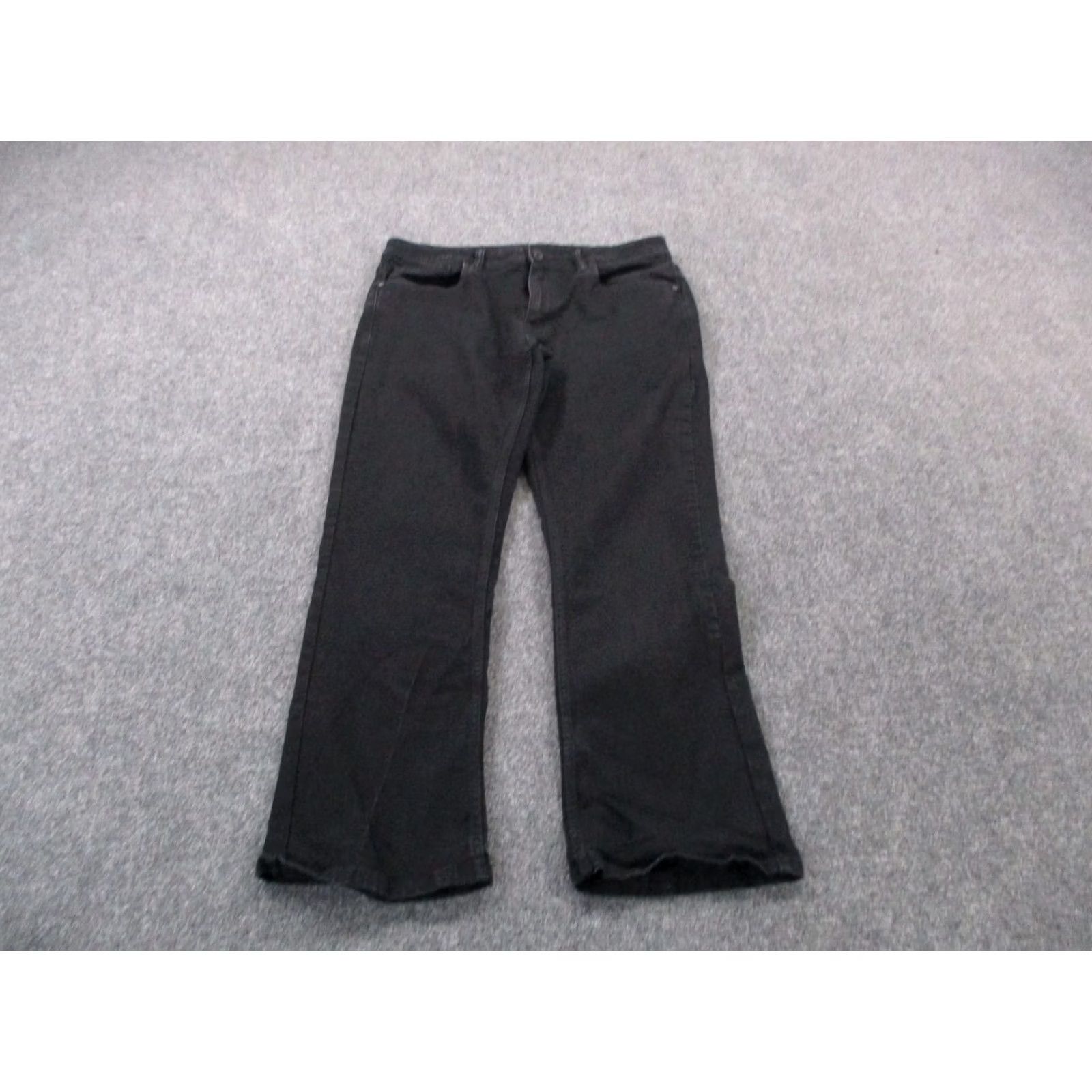 Denime The Perfect jean Jeans Mens 35 Black NYC Denim Bootcut Straight Casual Stretch Size US 35 - 2 Thumbnail