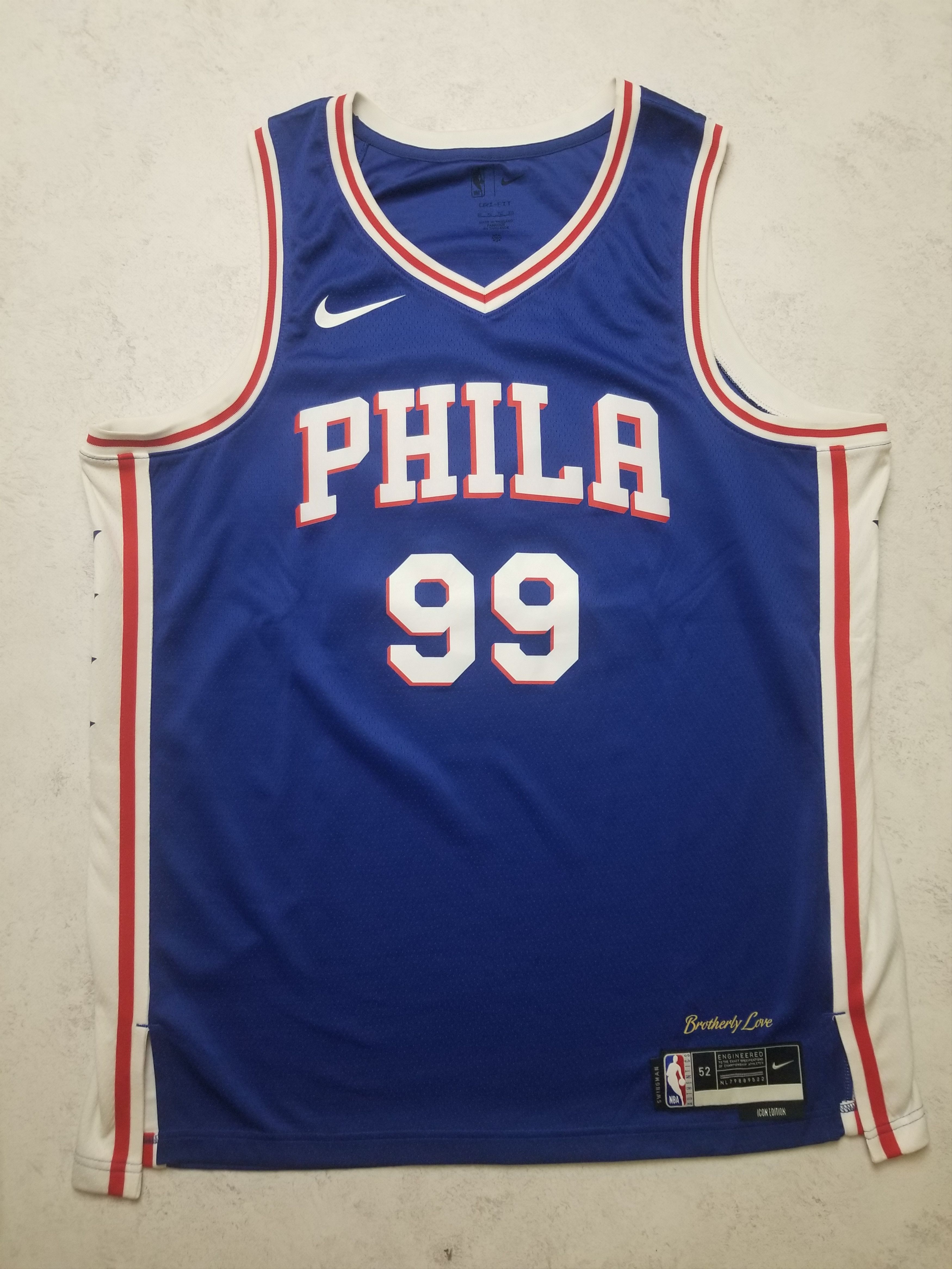 Nike Philadelphia 76ers Icon Edition #99 Catmeister Jersey Size US XL / EU 56 / 4 - 1 Thumbnail