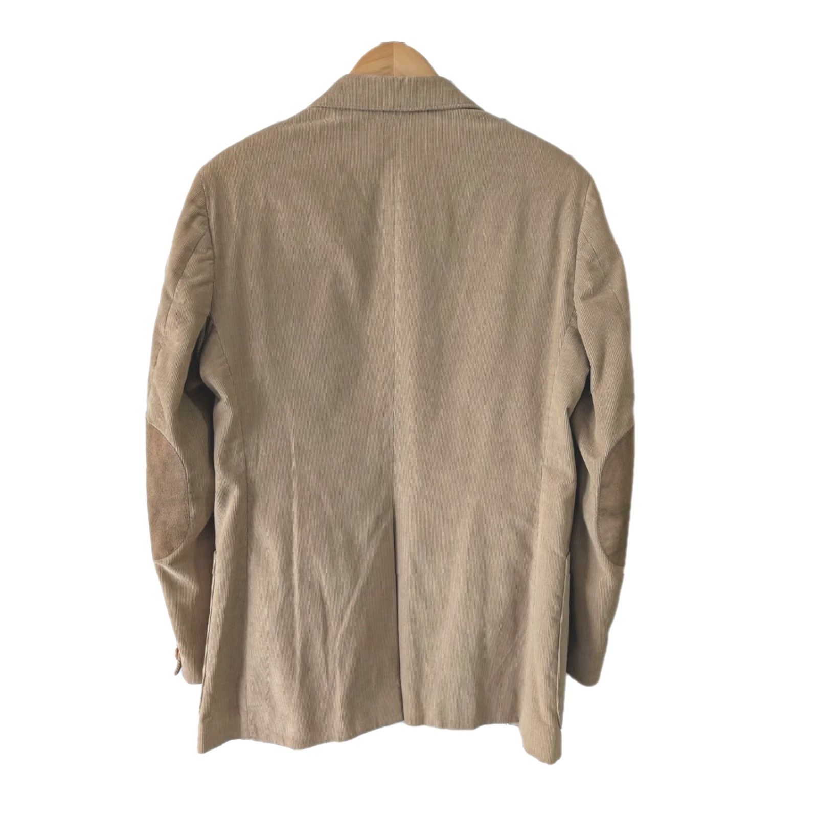 Farah Farah E Joven Blazer / Sports Coat Tan Corduroy Men 40R Classic 2 Button Pockets Elbow Patch Vintage Jacket Size 40R - 2 Thumbnail