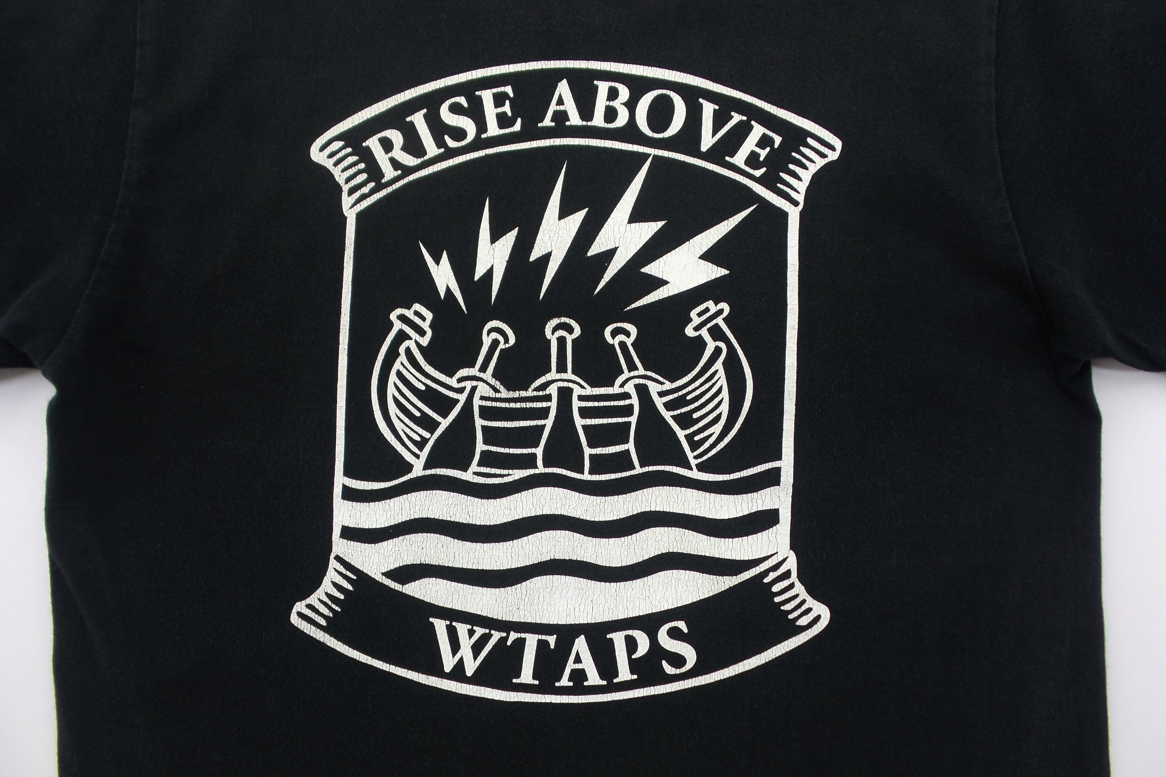 Japanese Brand DISTRESSED WTAPS 'Rise Above' T-shirts Size US M / EU 48-50 / 2 - 13 Thumbnail