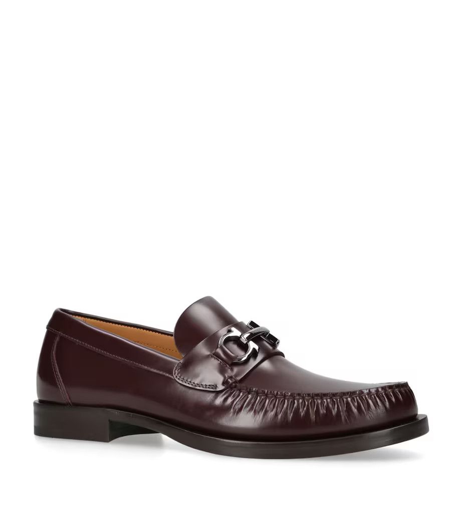 Salvatore Ferragamo o1s1rm0725 Loafers in Burgundy Size US 8 / EU 41 - 3 Thumbnail