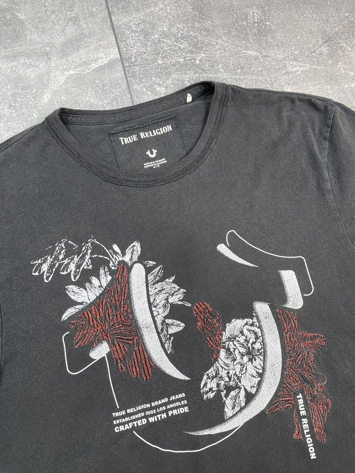 True Religion × Vintage True Religion T-shirt Big Logo Vintage Size US XL / EU 56 / 4 - 2 Thumbnail