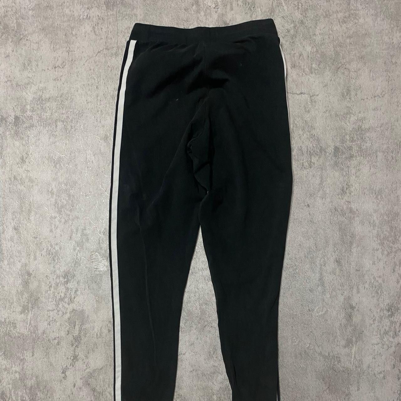 Adidas Black and white Adidas sportswear sweatpants Size US 32 / EU 48 - 4 Thumbnail