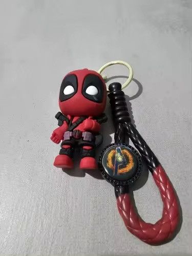Other Anime Action Figure Deadpool Keyring Keychain Size ONE SIZE - 5 Thumbnail