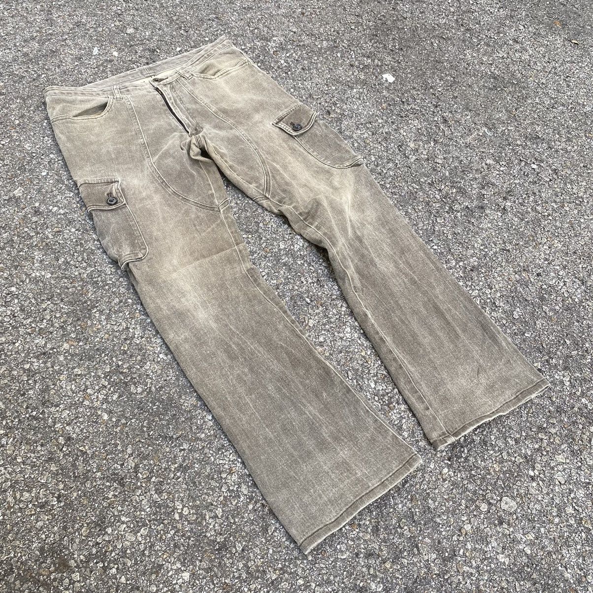 Japanese Brand Flared Cargo Edge Rupert Seditionaries Faded Pants Punk Size US 28 / EU 44 - 1 Thumbnail