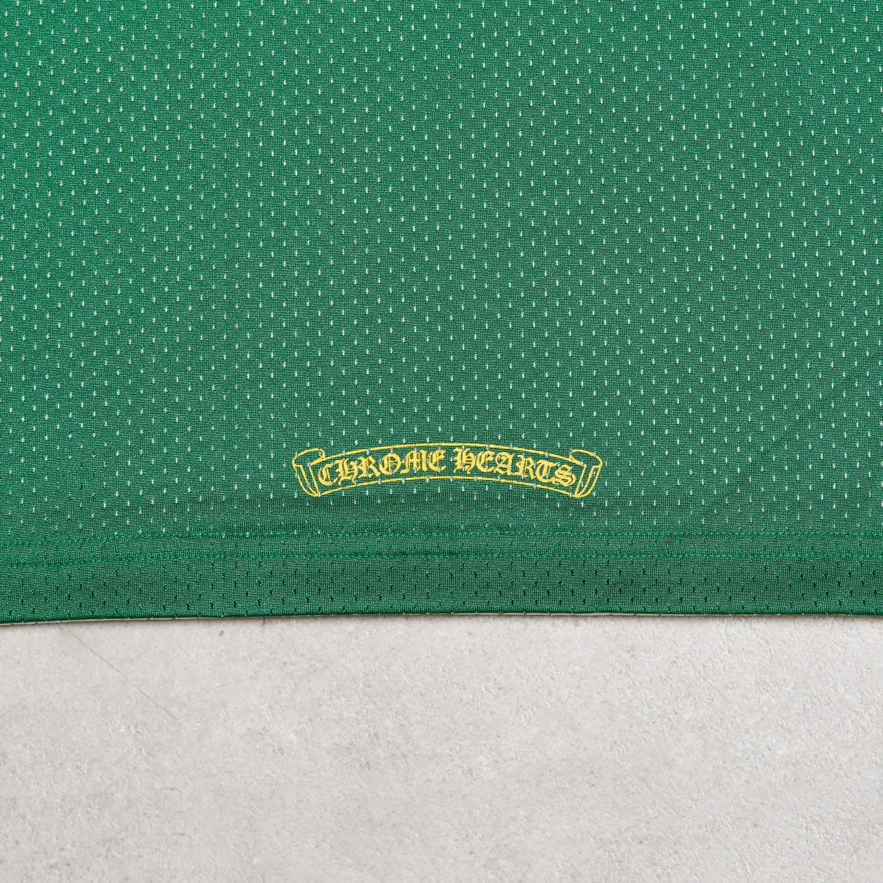 Chrome Hearts CHROME HEARTS Mesh Reversible Basketball Jersey GREEN/WHITE Size US L / EU 52-54 / 3 - 6 Thumbnail