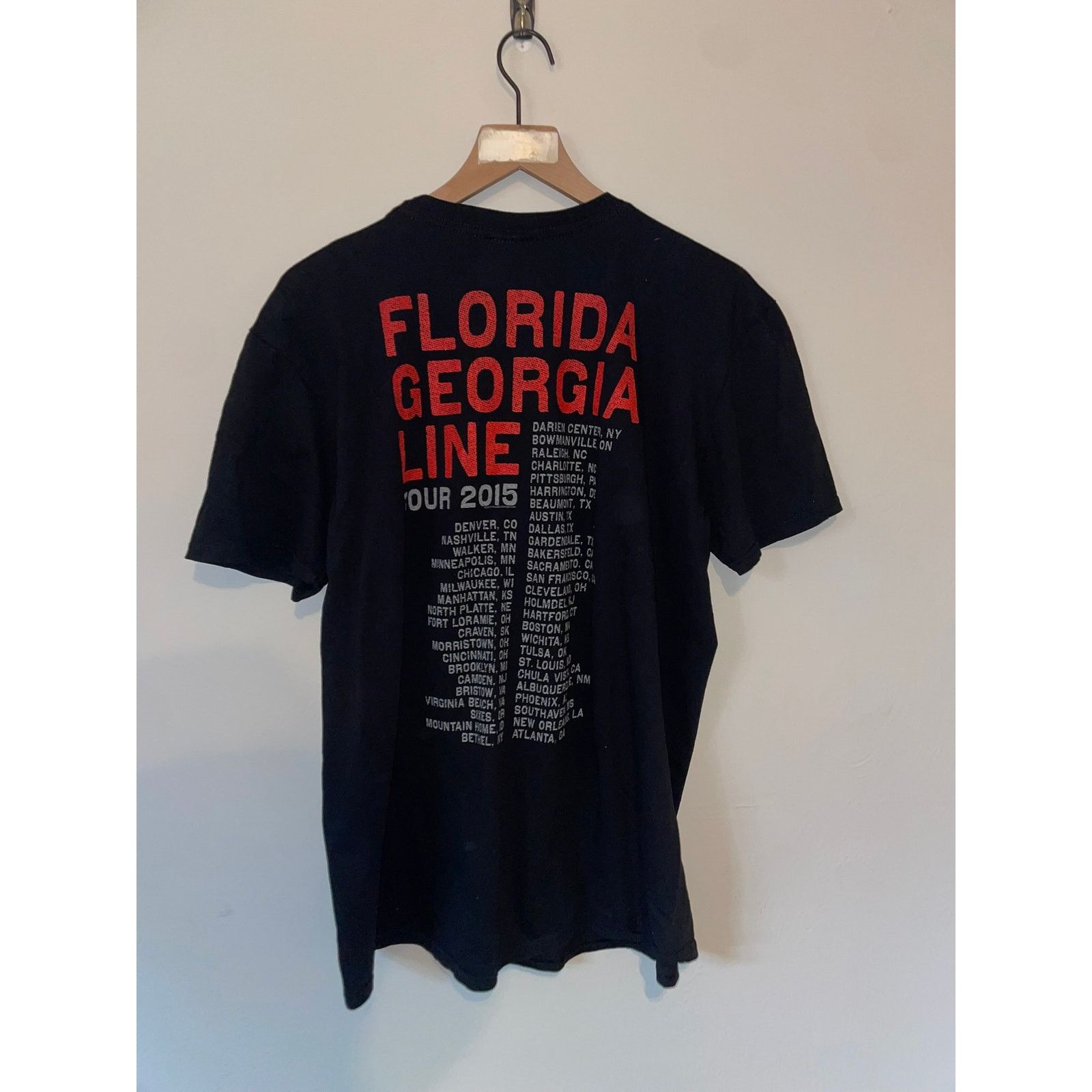 Tultex Womens Florida Georgia Line Tour Shirt Concert Top Tee XL Size XL / US 12-14 / IT 48-50 - 5 Thumbnail