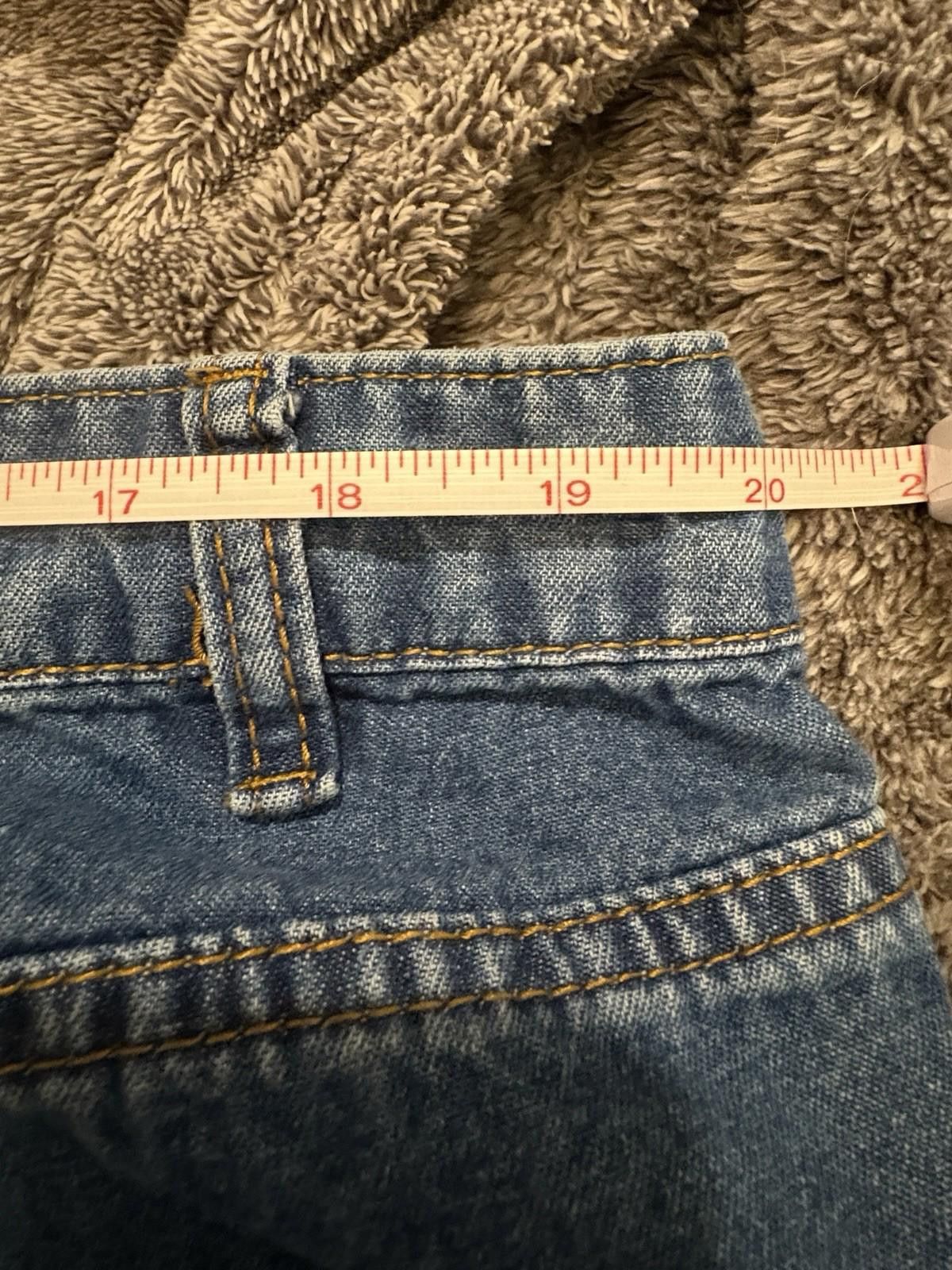 The Unbranded Brand Distressed Red Plaid Jeans Stretch Women’s Plus Size 2X XXL Size 42" / US 20 - 6 Thumbnail