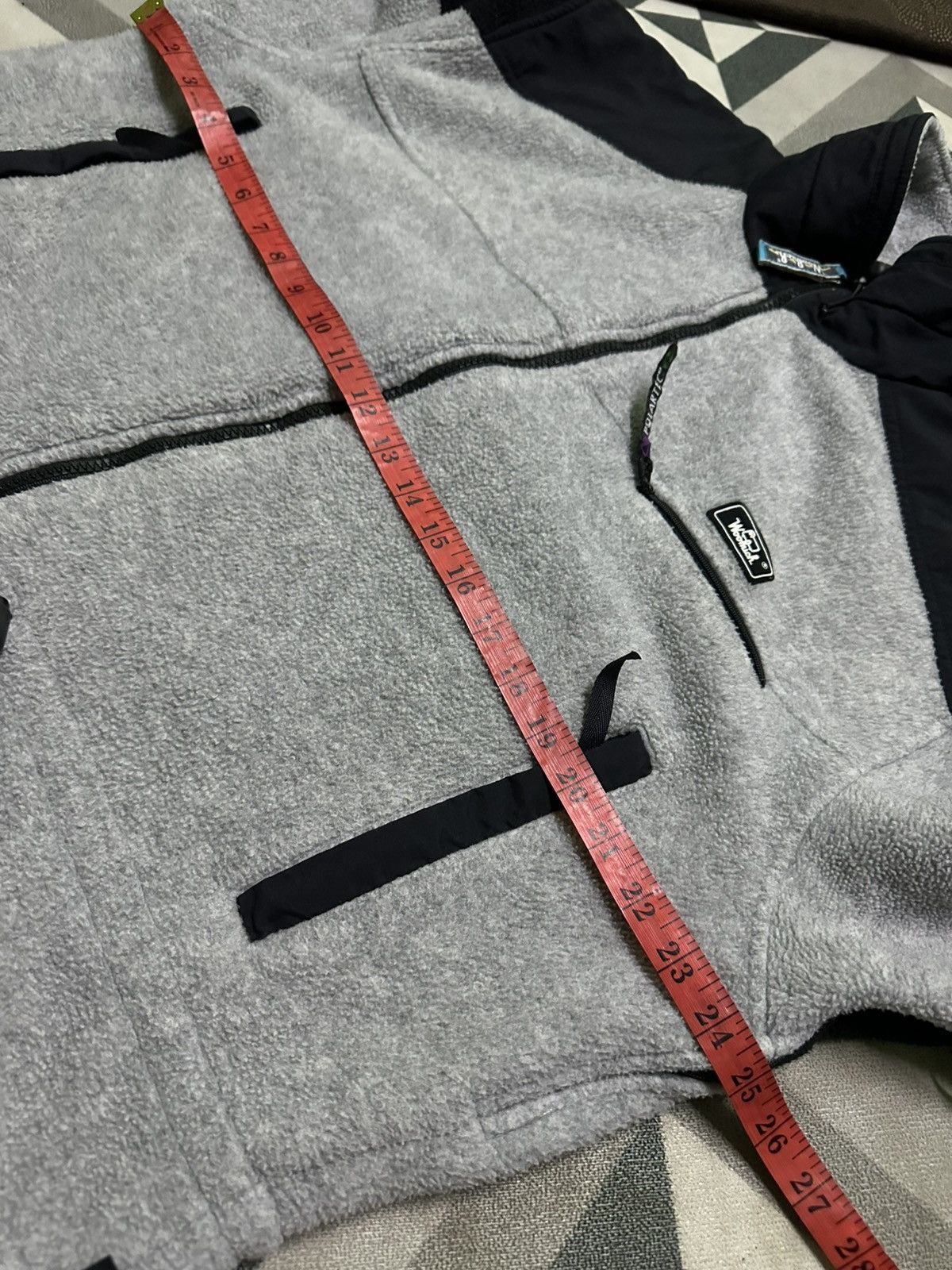 Woolrich Woolen Mills vintage Woolrich Polartec fleece jacket for men in gray Size US L / EU 52-54 / 3 - 7 Thumbnail