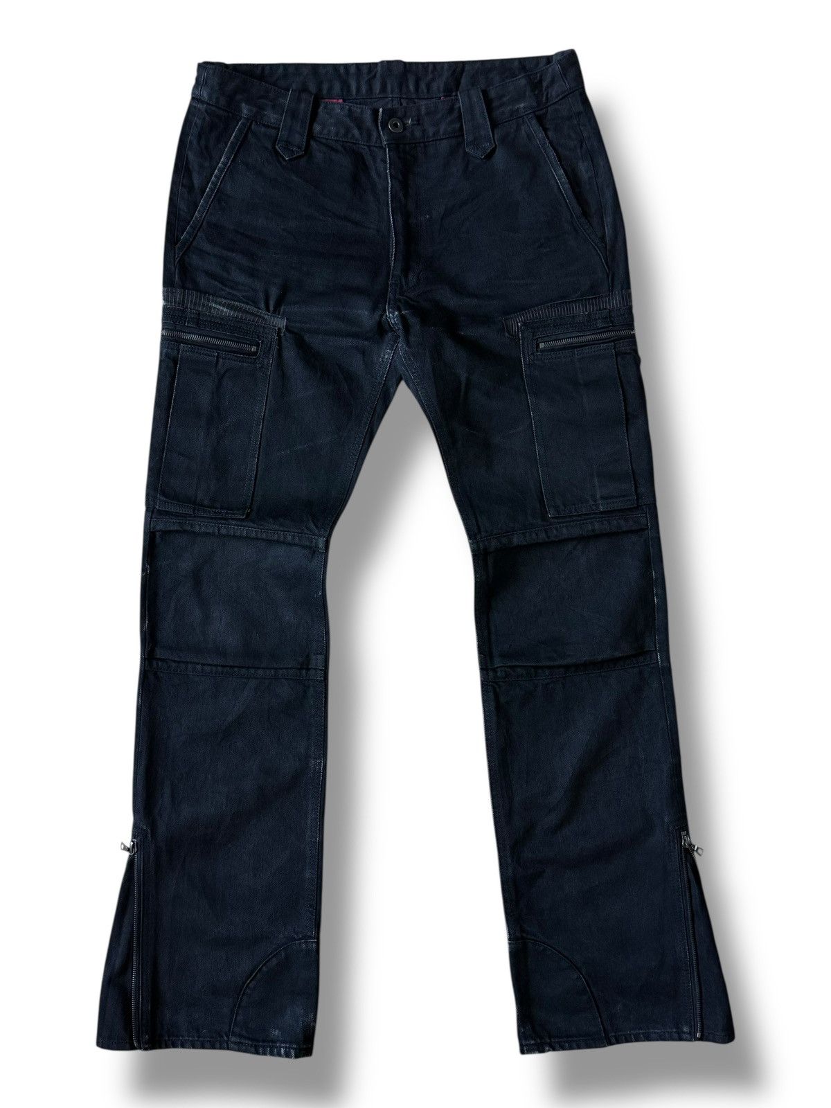 Isamu Katayama Backlash Isamu Katayama Backlash Cargo Bootcut Denim Jeans Size US 32 / EU 48 - 1 Thumbnail