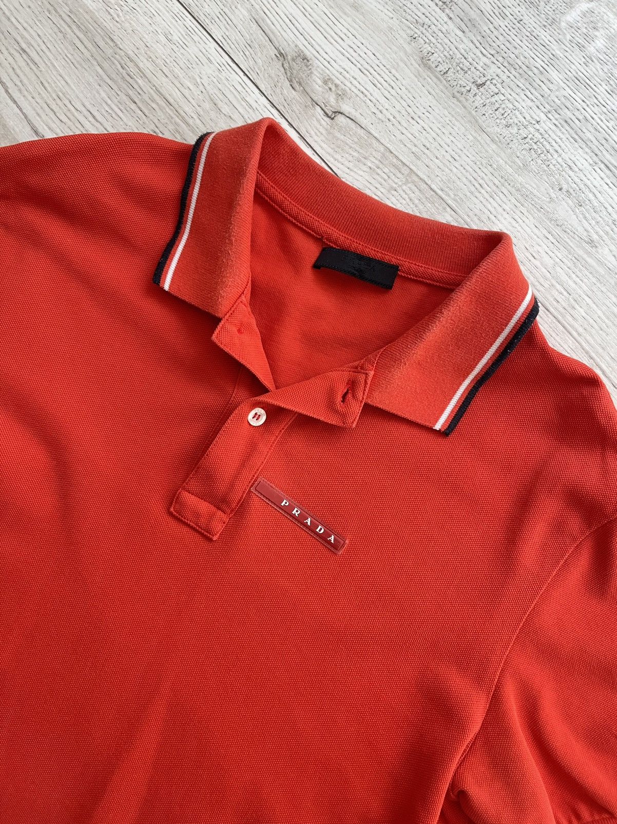 Prada Prada Vintage polo Size US L / EU 52-54 / 3 - 2 Thumbnail