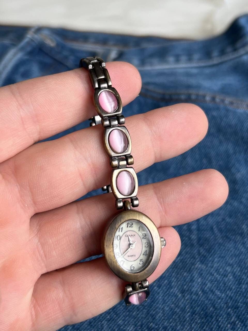 Japanese Brand × Vintage Vintage Japanese style futuristic Pink Retro Bracelet Watch Size ONE SIZE - 4 Thumbnail