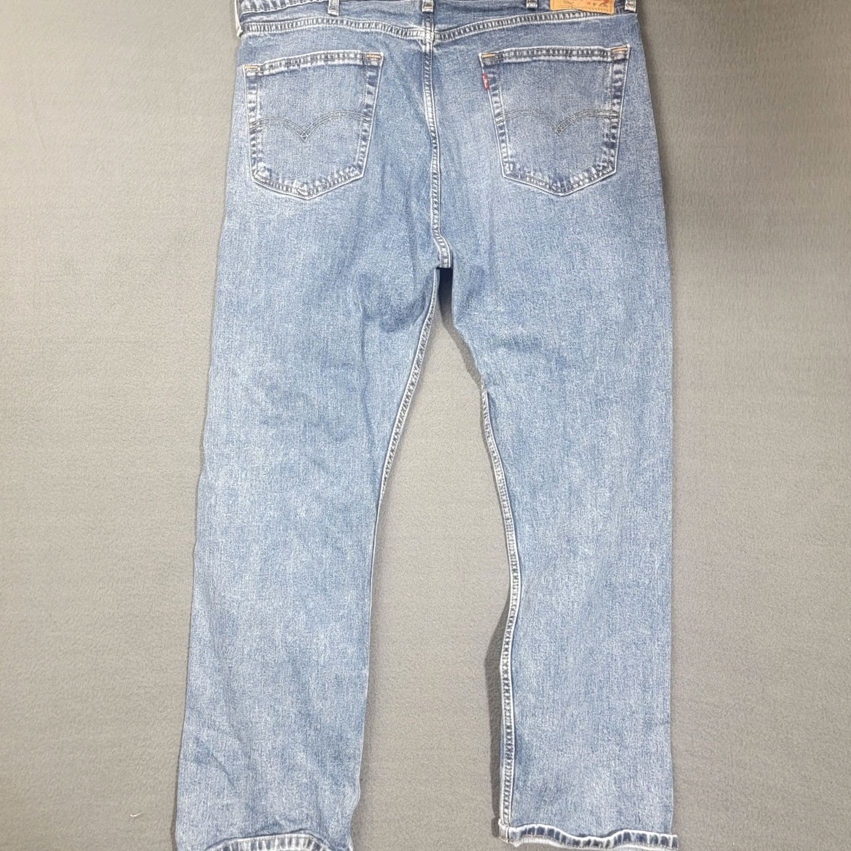 Levi's VINTAGE Levi's 505 Jeans Mens 40x30 Blue Regular Rise Mid 90s Retro Grunge Distressed Denim Pants Mens Regular Jeans Blue Levi's 505 Size US 40 / EU 56 - 3 Thumbnail