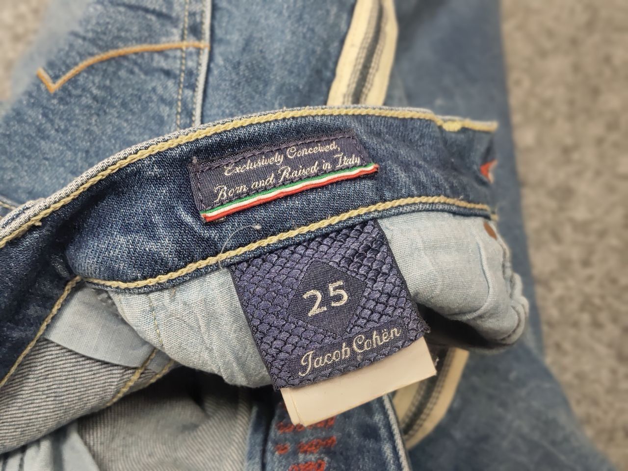 Jacob Cohen Jacob Cohen Italy Design Karen Stripe Side Slim Denim Jeans Size 25" / US 0 / IT 36 - 20 Thumbnail