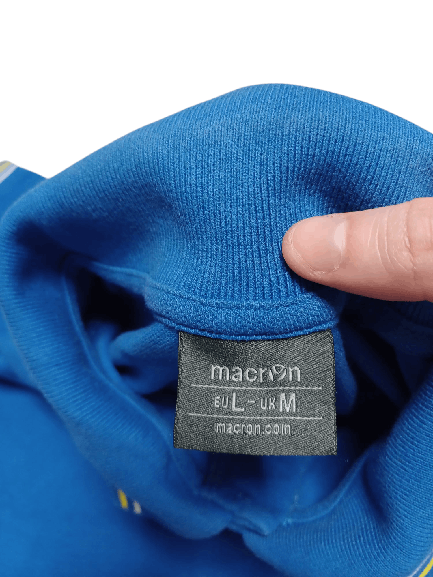 Macron LEEDS UNITED MACRON BIGLOGO VINTAGE SOCCER POLO SHIRT Size US L / EU 52-54 / 3 - 5 Thumbnail