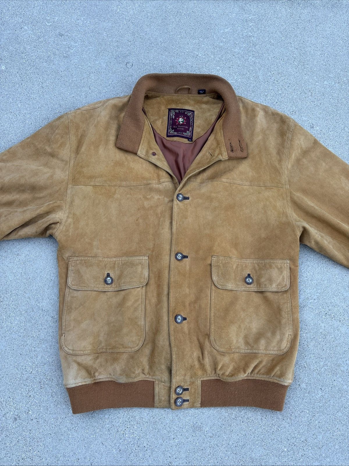 The Territory Ahead Vintage The Territory Ahead Leather Suede Jacket XL Size US XL / EU 56 / 4 - 2 Thumbnail