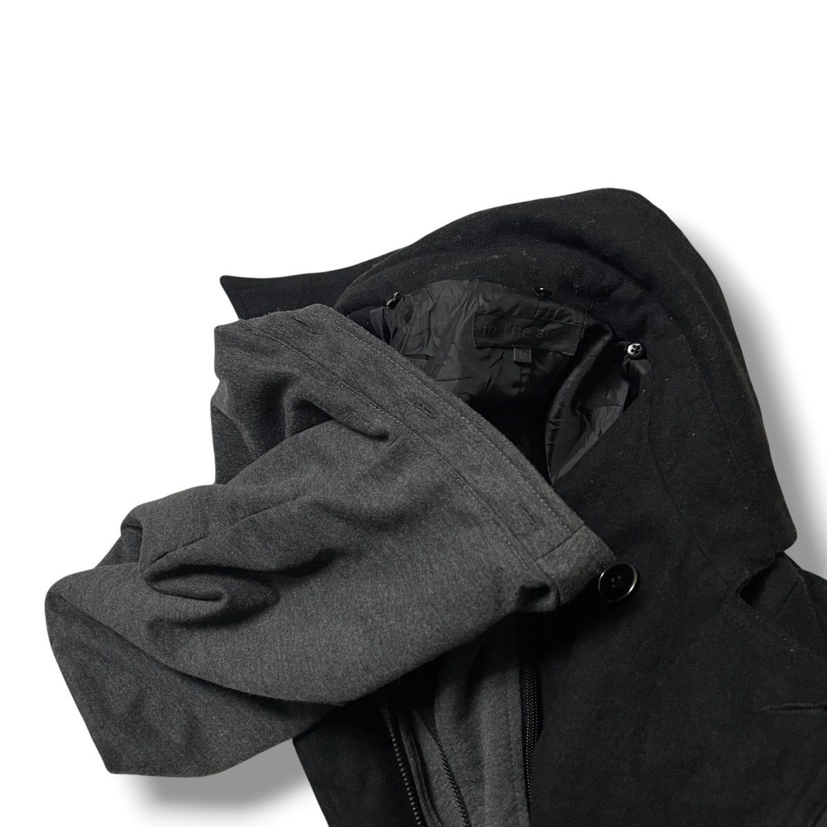If Six Was Nine 🇯🇵 IN THE ATTIC DOUBLE LAYER PUNK GOTHIC WOOL JACKET Size US L / EU 52-54 / 3 - 13 Thumbnail