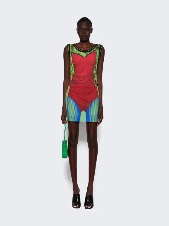 Y/Project o1mle0524 Trompe L'Oeil Lingerie Tank Top in Multicolor Size S / US 4 / IT 40 - 6 Thumbnail