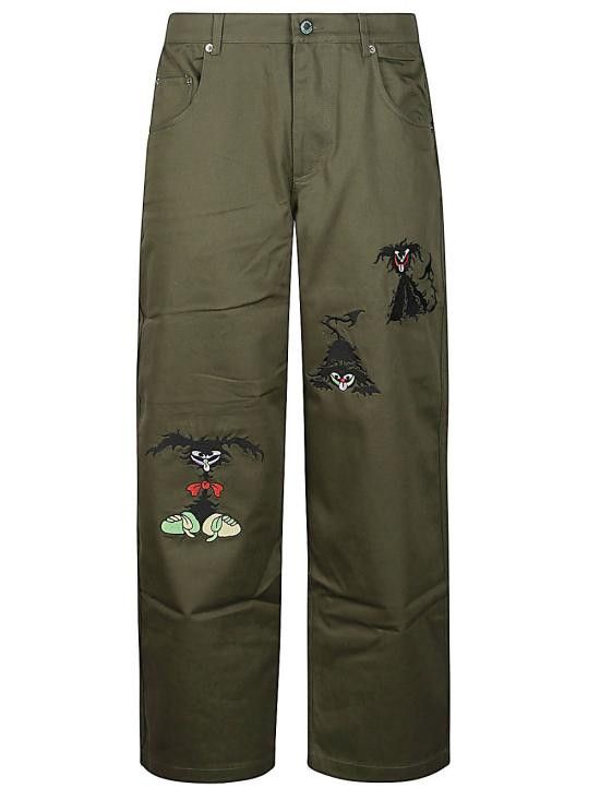 Brain Dead BRAIN DEAD Men Straight Pants B19003740GR OLIVE Green Size US 34 / EU 50 - 1 Thumbnail