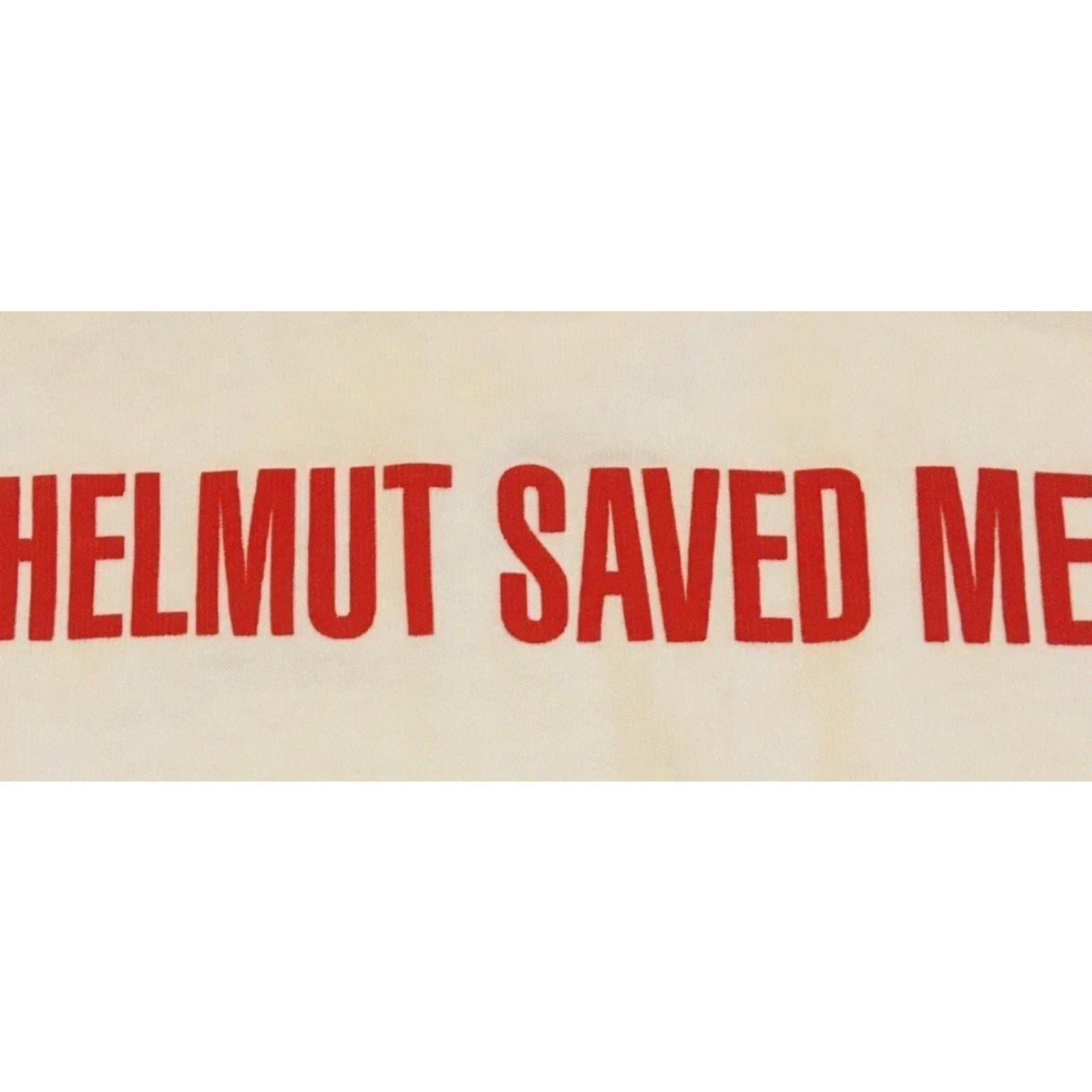 Helmut Lang VINTAGE Helmut Lang Saved Me Faded Distress Tank Top M L Shirt Men NYC White Logo Crew Neck Sleeveless 80s 90s Punk Rock Baroin NYC Size US M / EU 48-50 / 2 - 2 Thumbnail