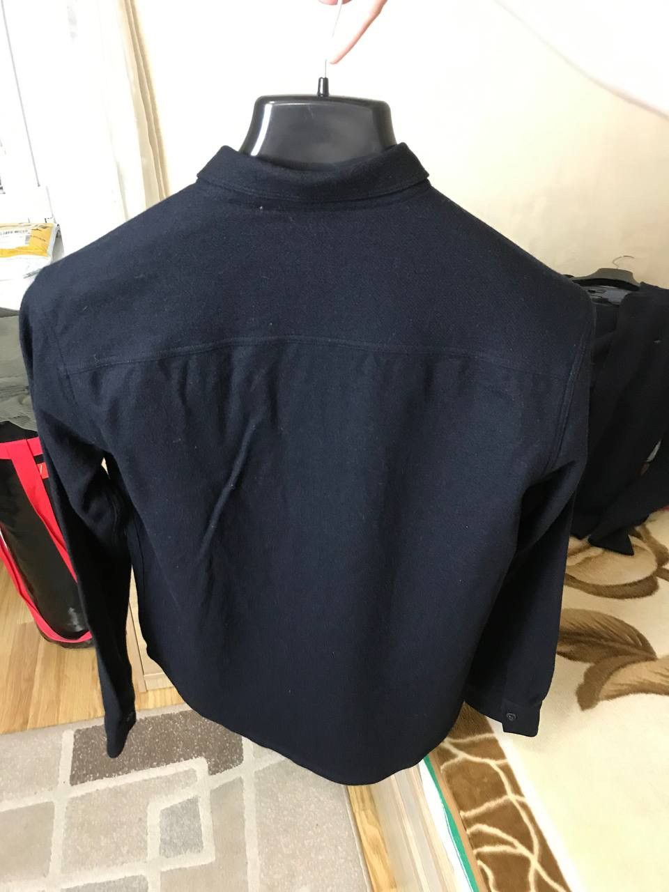 Allsaints 🔥 Allsaints Neward LS Shirt Wool Long Sleeve Button Blue Size US S / EU 44-46 / 1 - 8 Thumbnail