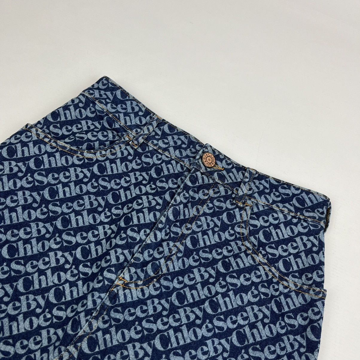 See by Chloe See By Chloé denim jeans mini skóry Size 25" / US 0 / IT 36 - 6 Thumbnail