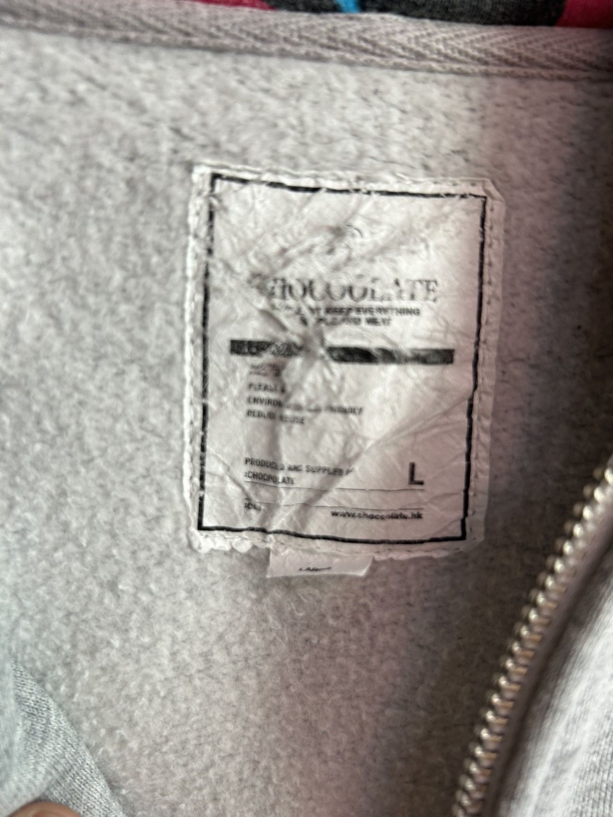 Bape × Chocolate BAPE x CHOCOOLATE - CHENILLE STITCH FULL ZIP HOODIE Size US L / EU 52-54 / 3 - 8 Thumbnail