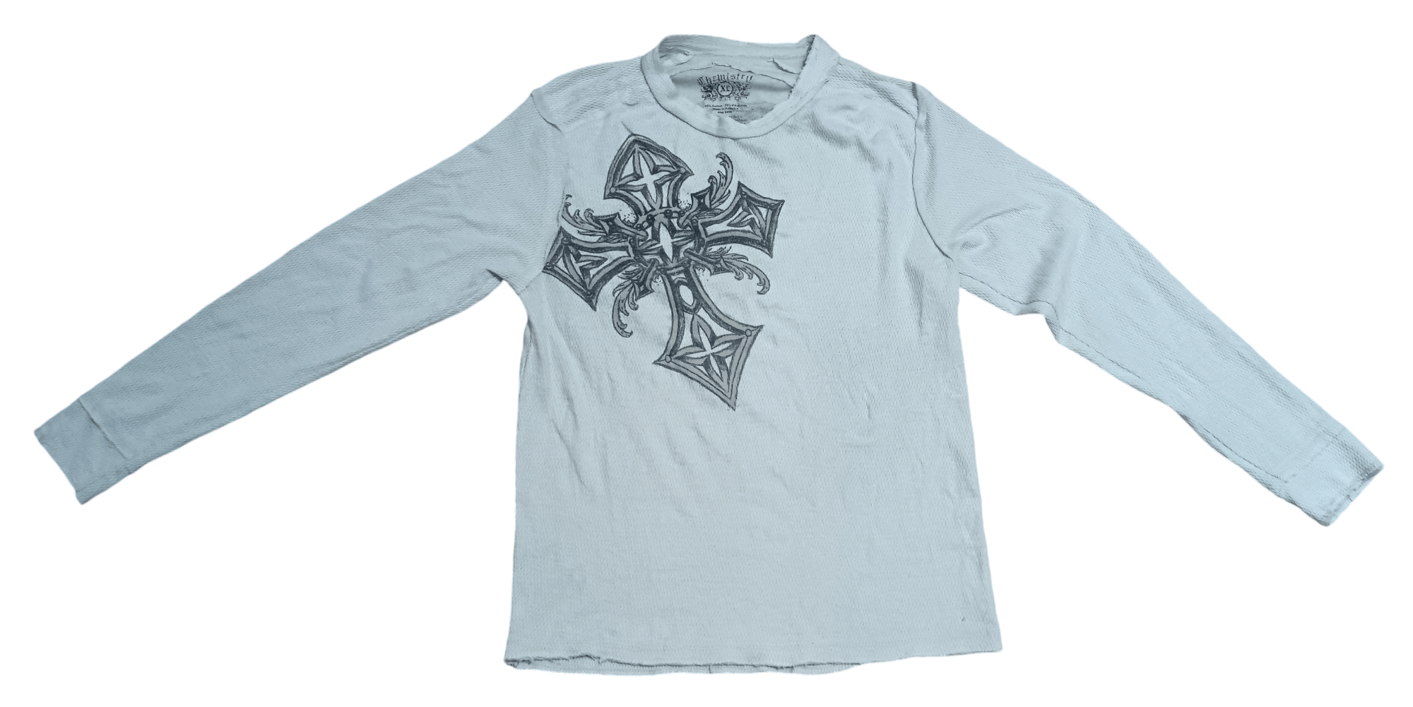 Chemistry CHEMISTRY CHROME HEART INSPIRED PRINT MESH SWEATSHIRT Size US XL / EU 56 / 4 - 1 Thumbnail