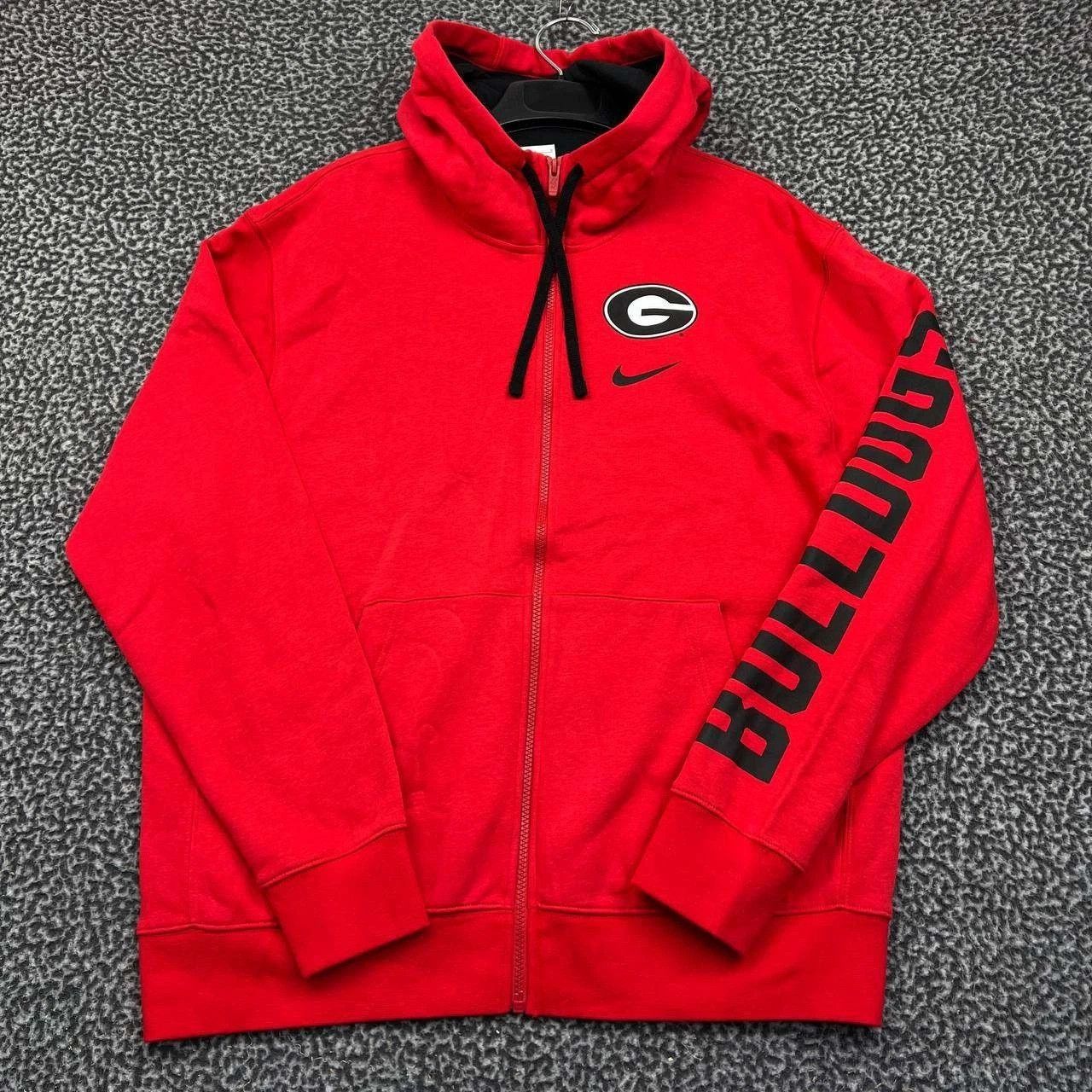 Nike Nike Hoodie Men Red Georgia Bulldogs NCAA Pullover New M Size US M / EU 48-50 / 2 - 1 Thumbnail